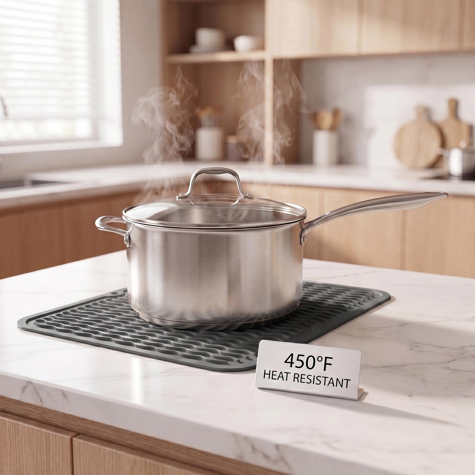 Silicone Dish Drying Mat for Multiple Usage
