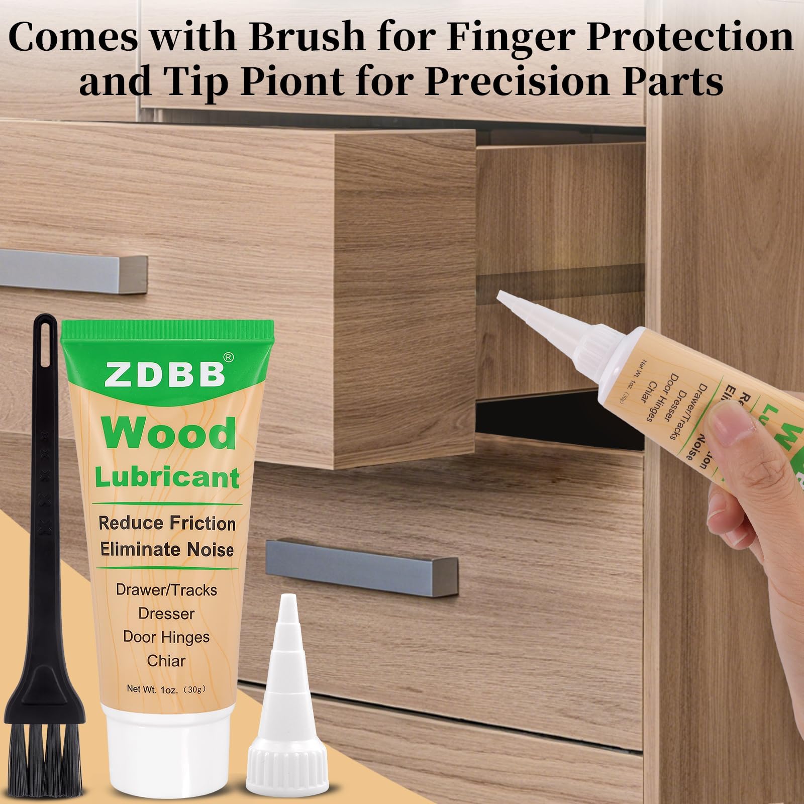 Wood Drawer Wax Lubricant Paste Door Lubricant Wear