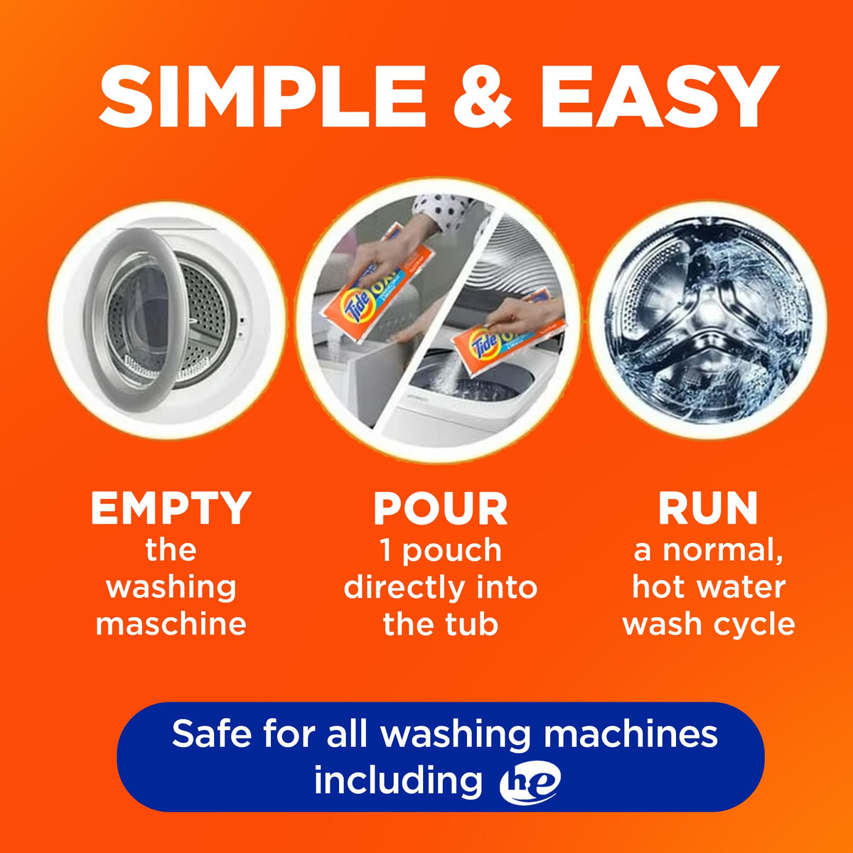 Washing Machine Cleaner by Tide (13 Ounce)