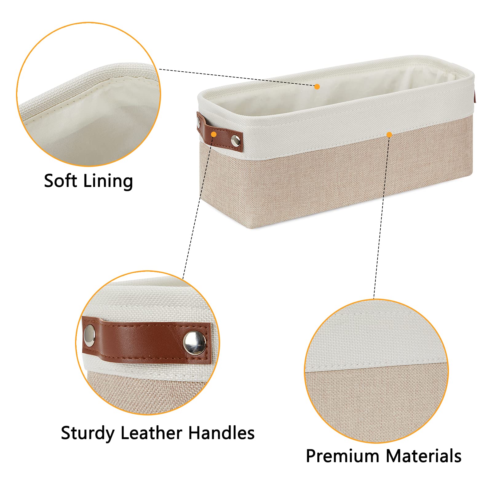 2 Pack Bathroom Baskets for Toilet (2 Count)