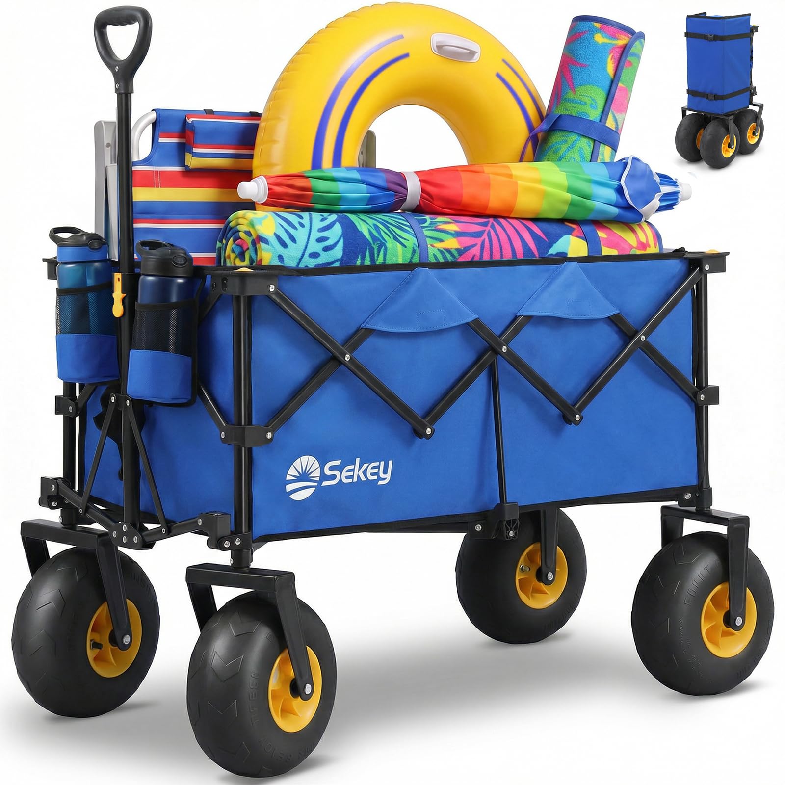 Heavy Duty Beach Wagon with 9