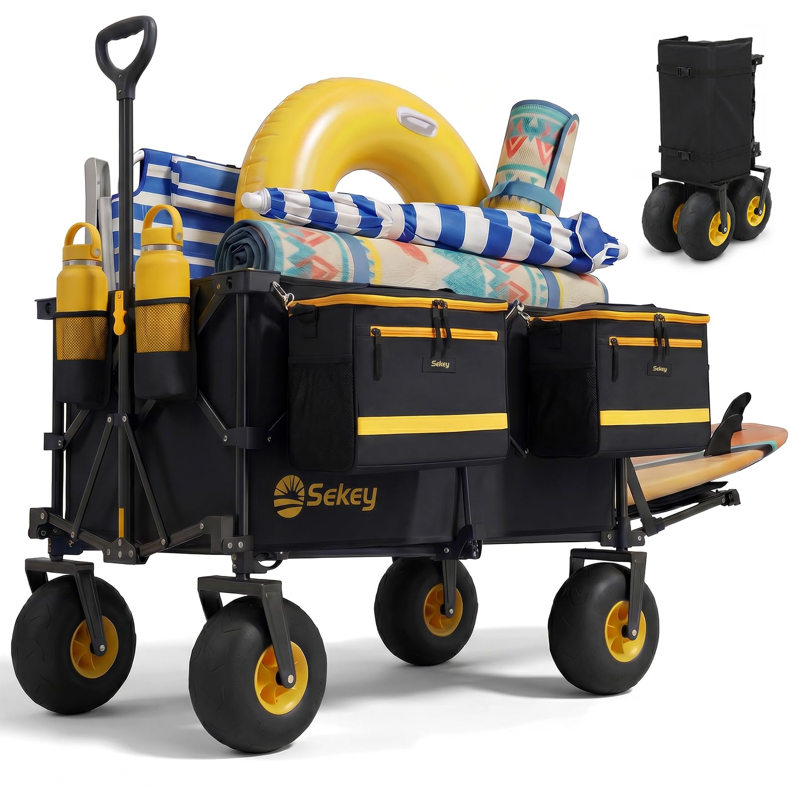 Heavy Duty Beach Wagon with 9" Big Sand
