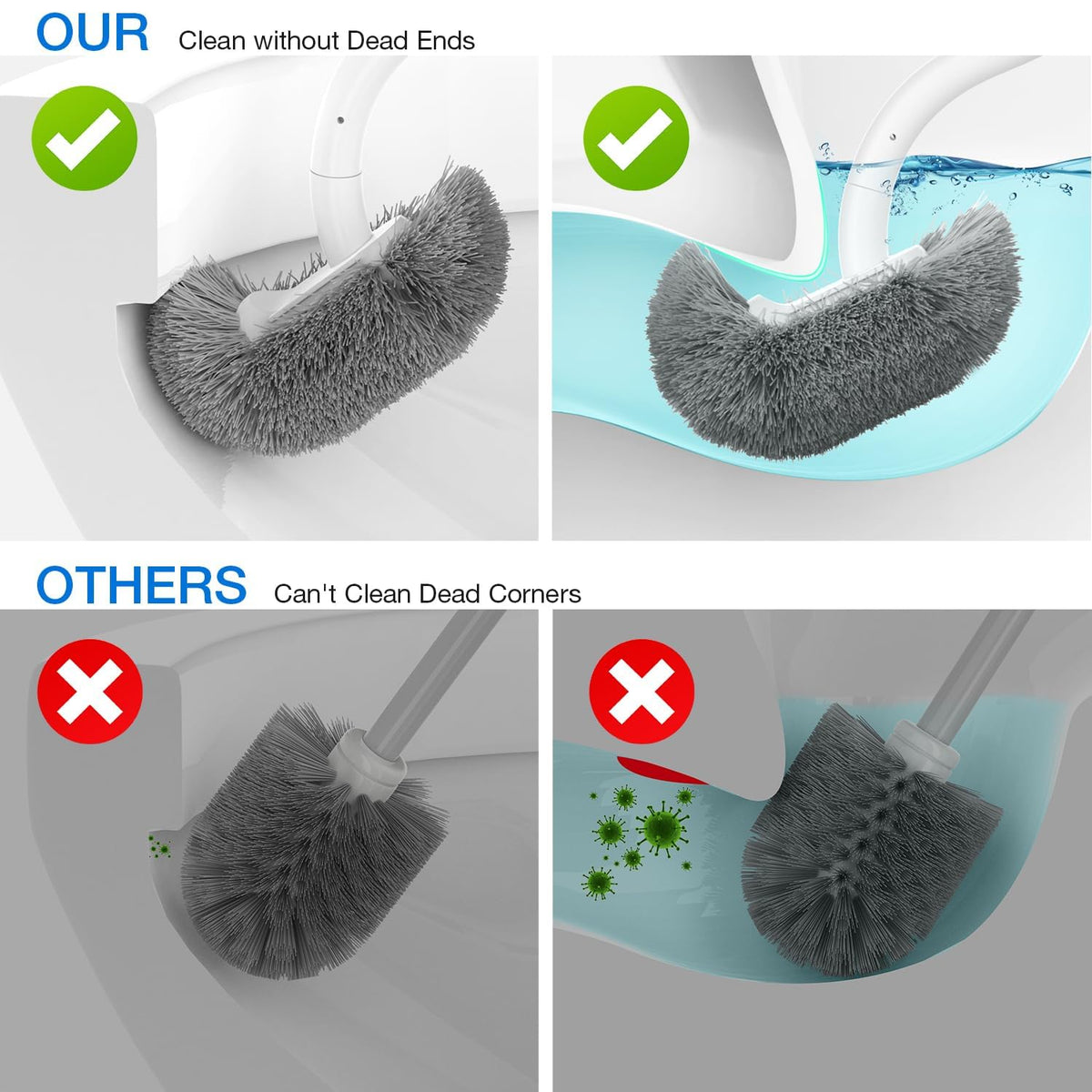 Toilet Bowl Brush and Holder