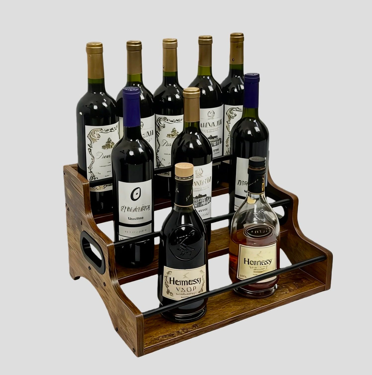 3 Tier Liquor Bottle Display Shelf