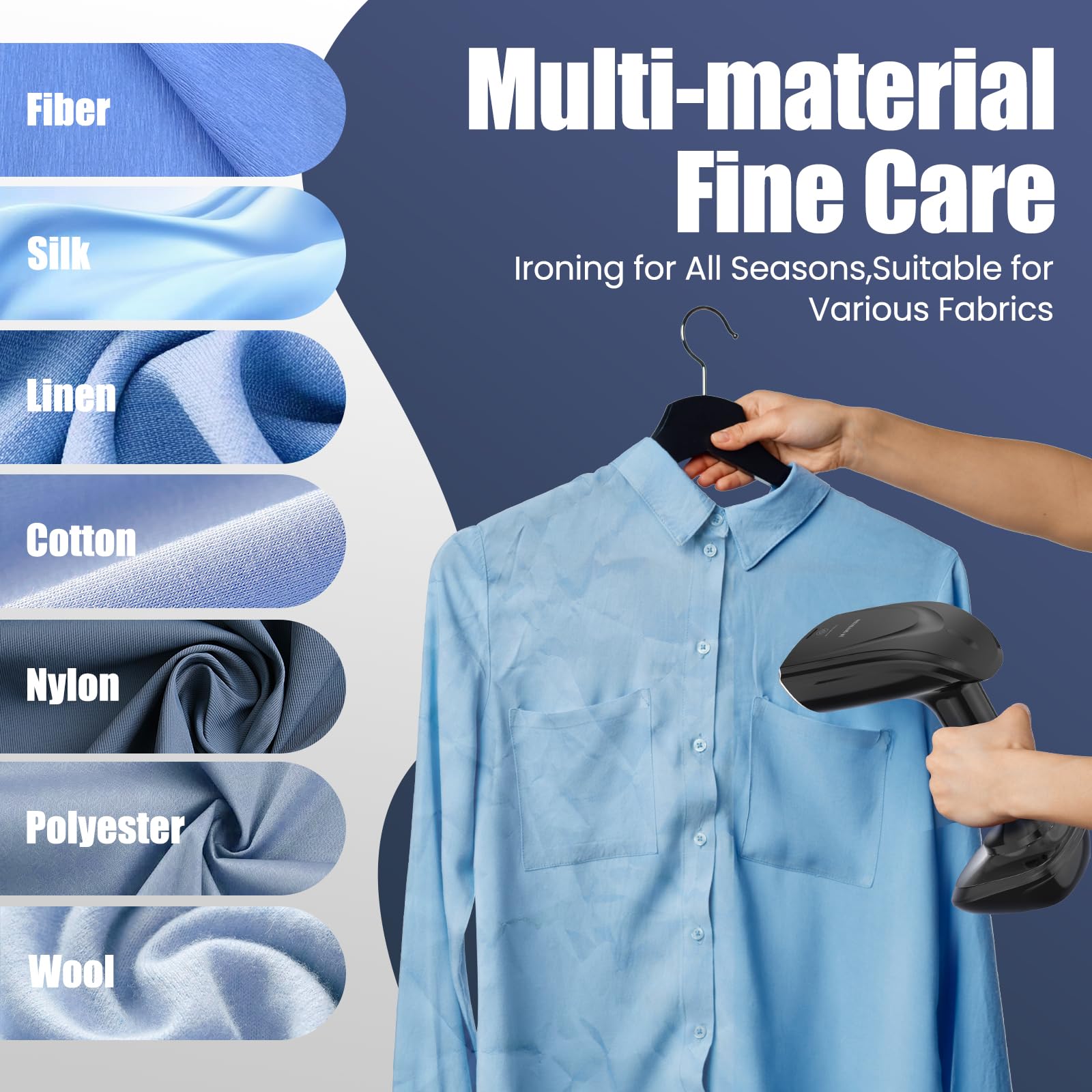 Powerful Handheld Fabric Steamer