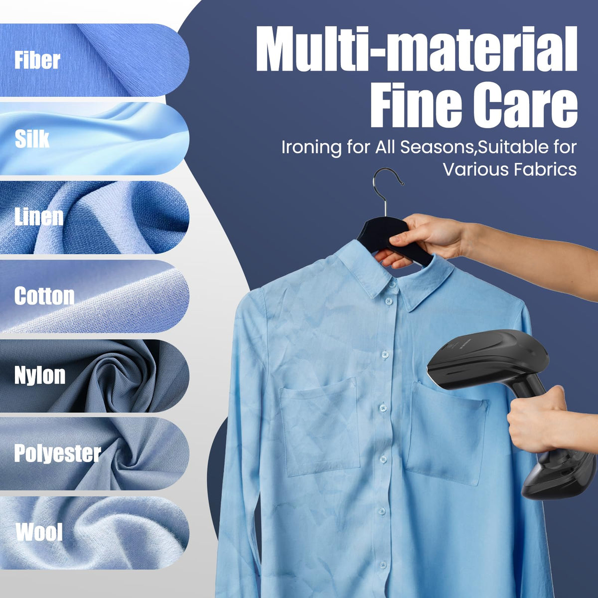 Powerful Handheld Fabric Steamer