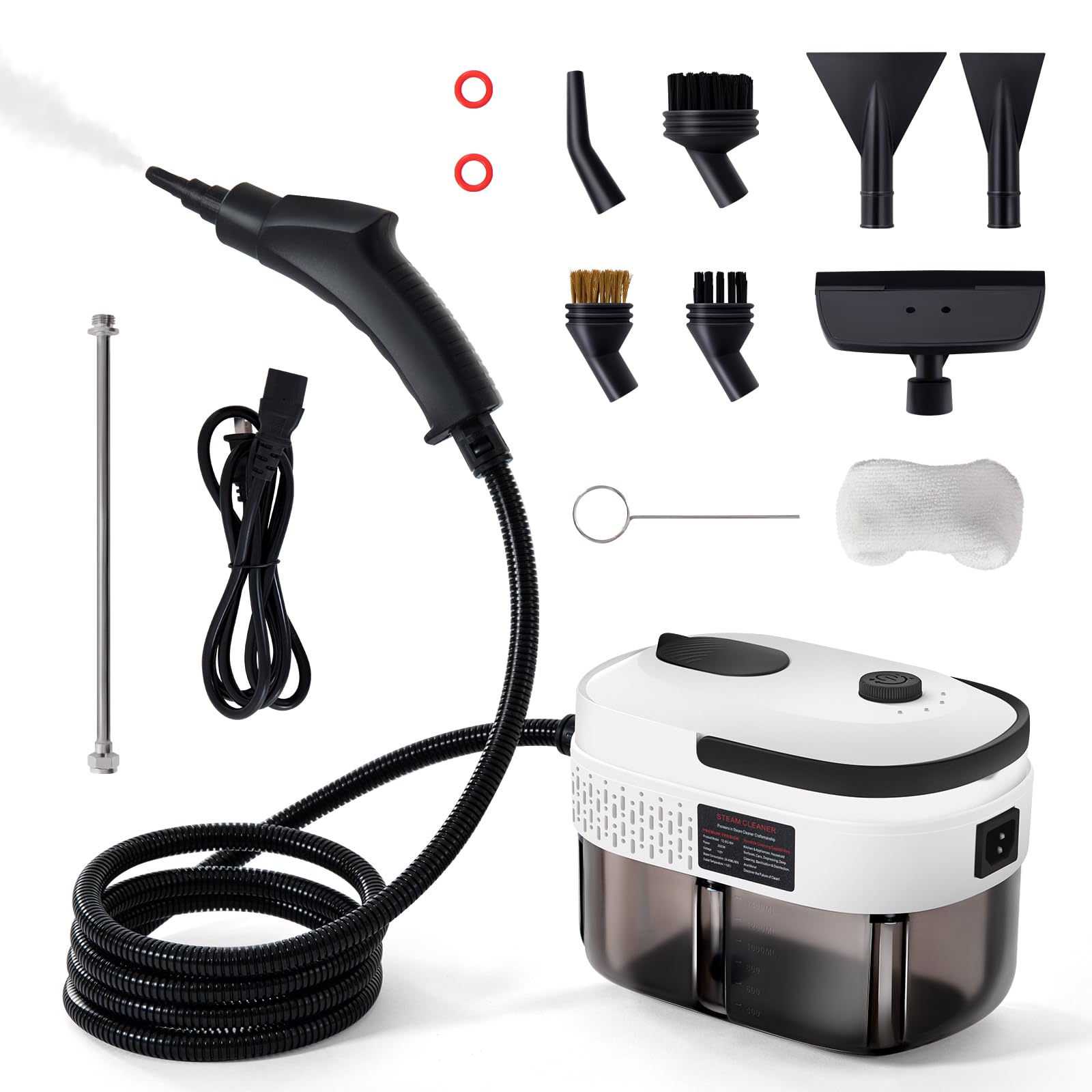 Steam Cleaner with 12pcs Accessories