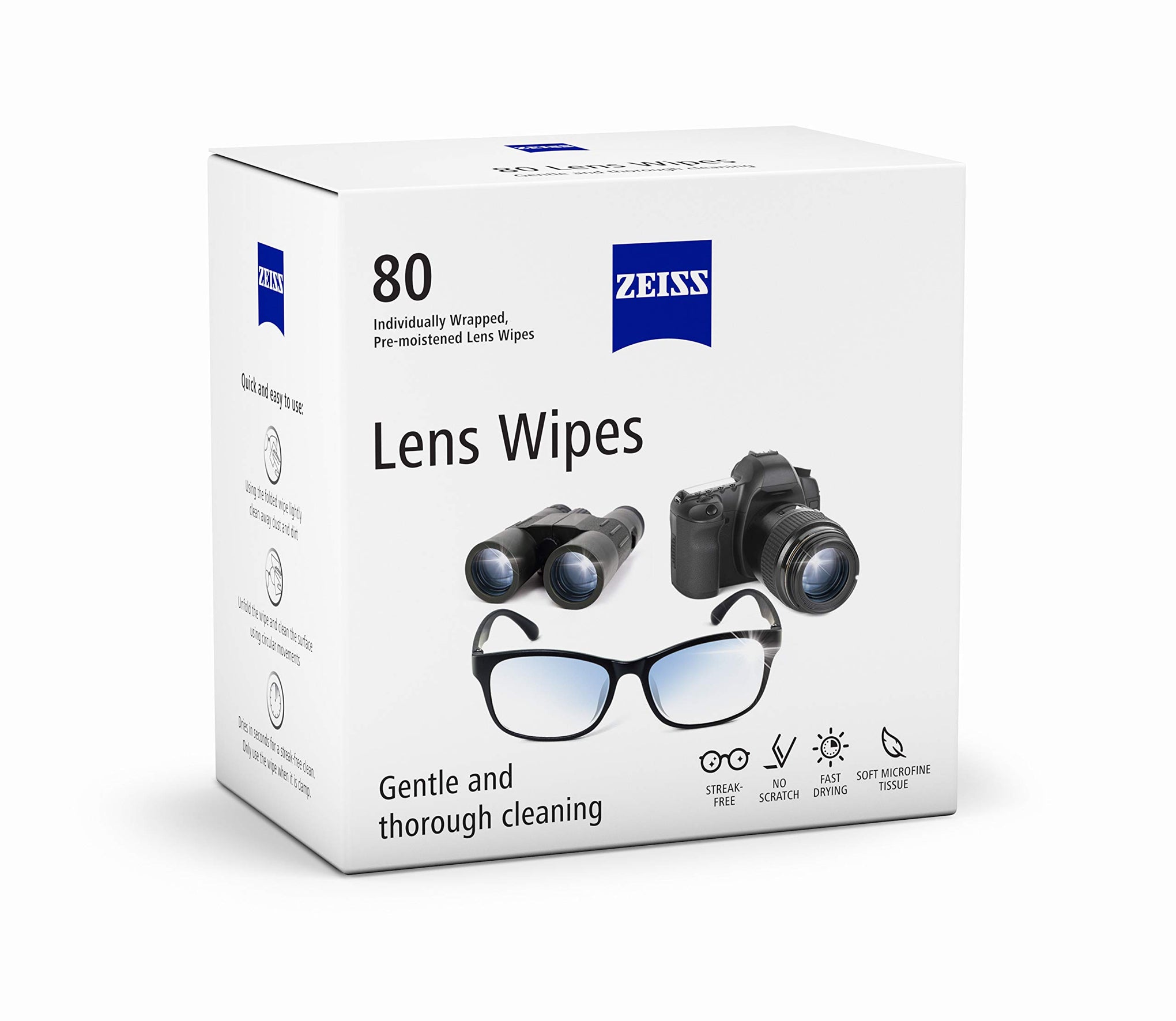 Pre Moistened Lens Cleaning Wipes (80 Count) - ModHome Supplies