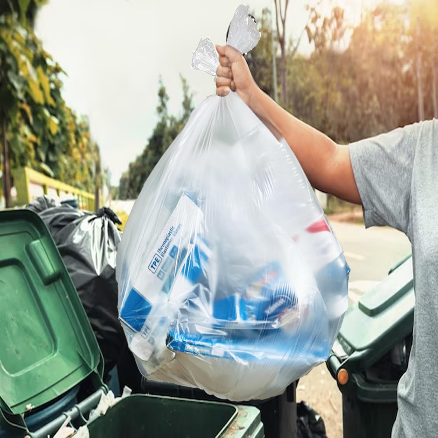 Trash Bags 8 10 Gallon (300 Count)