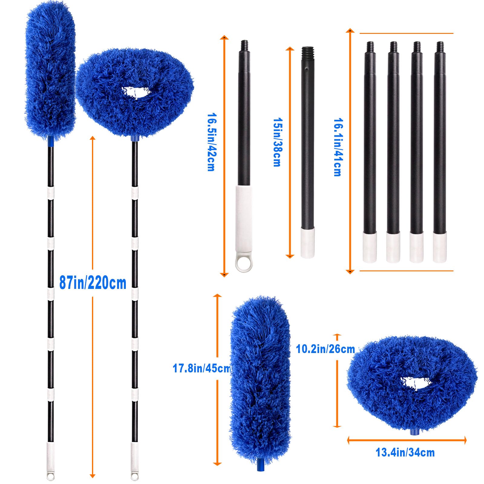 Ceiling Fan Cleaner Duster with Extension Pole