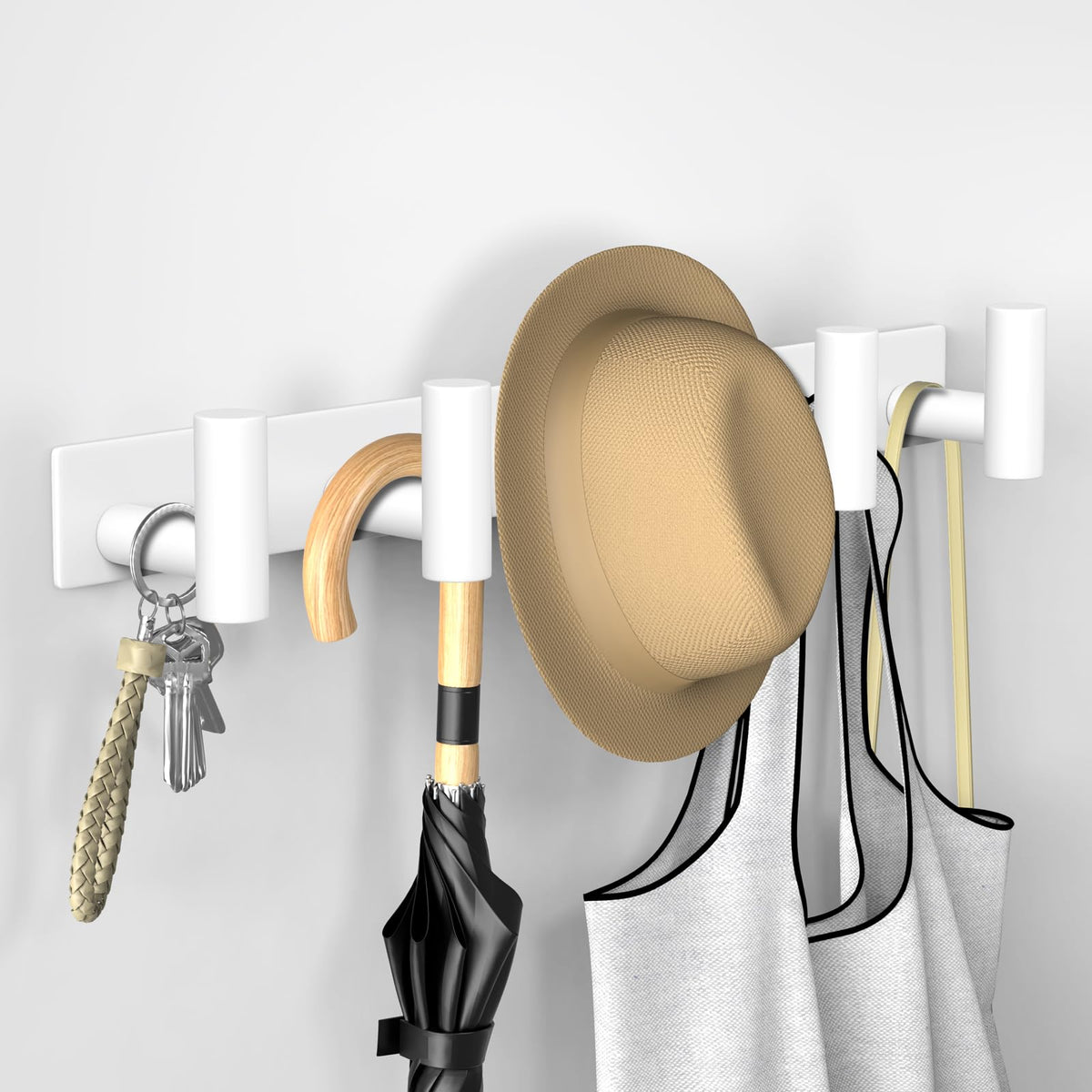 Hat and Coat Wall Mount Rack (2 Count)