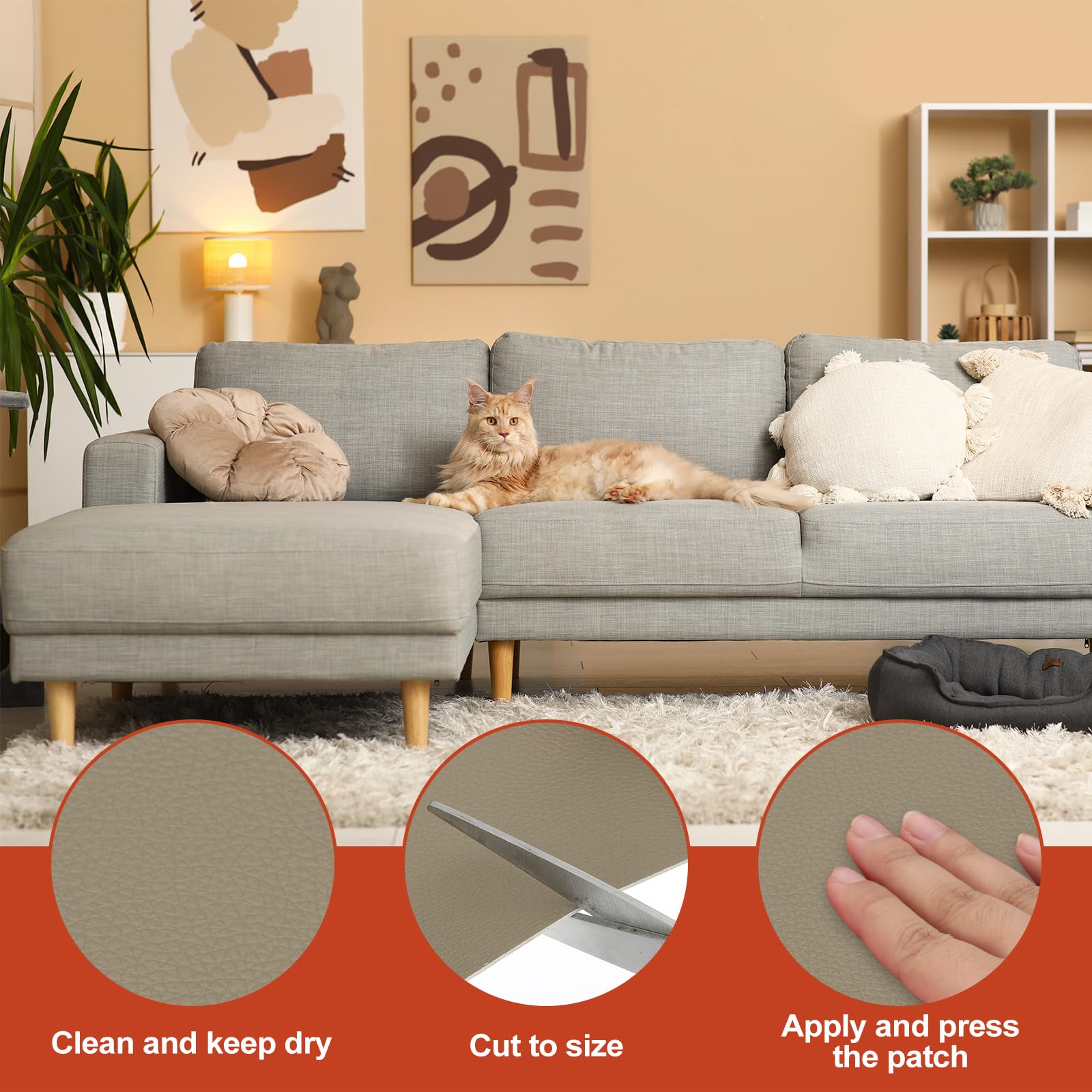 Leather Patches Tape for Furniture