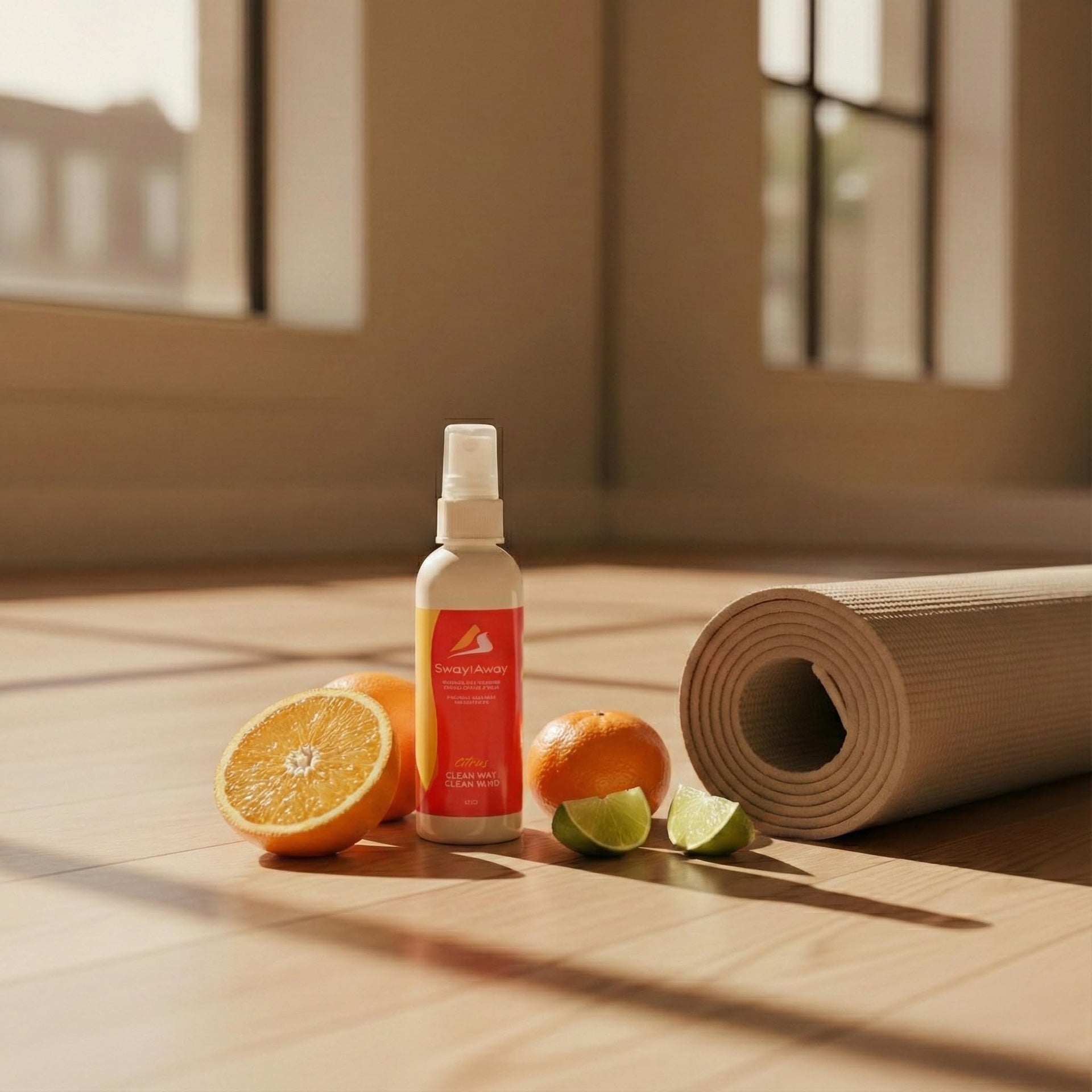 SwaytAway Fitness Mat Mist with Towel (2 Count)