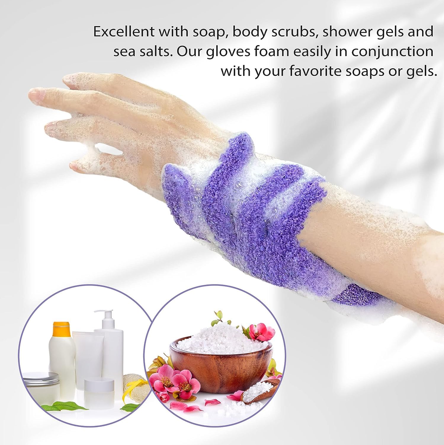 Exfoliating Glove for Shower Bath