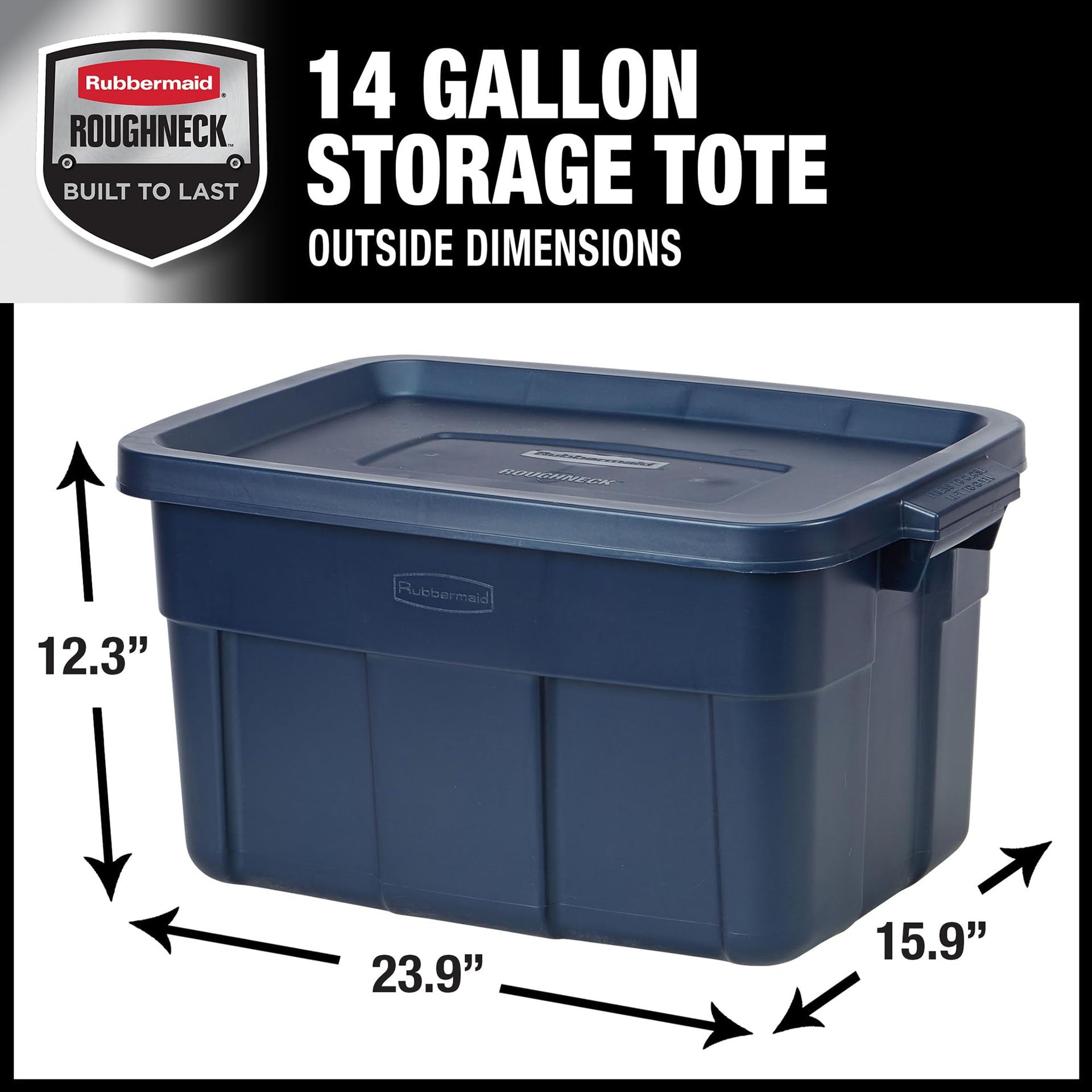 Roughneck Tote 14 Gal (6 Count)