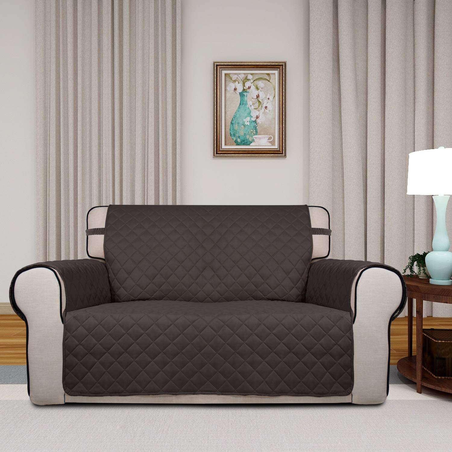 Reversible Quilted Sofa Cover