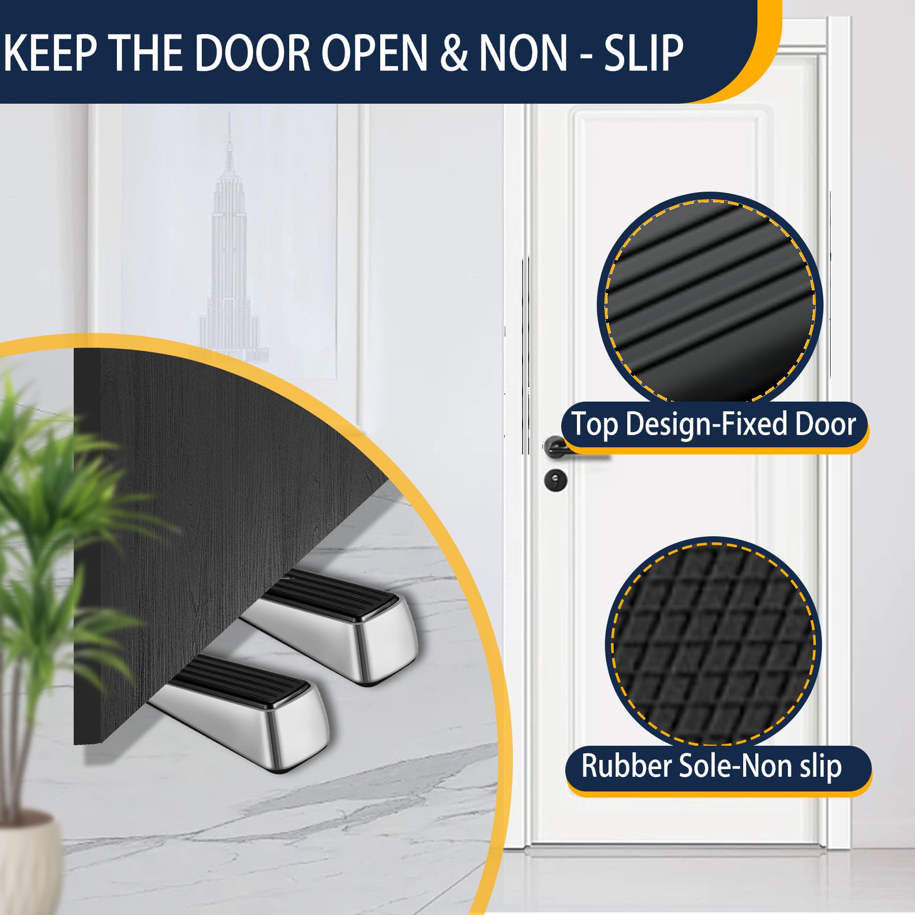 Door Stopper for Bottom of Door