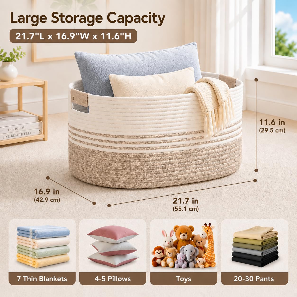 Laundry Hamper with Handles
