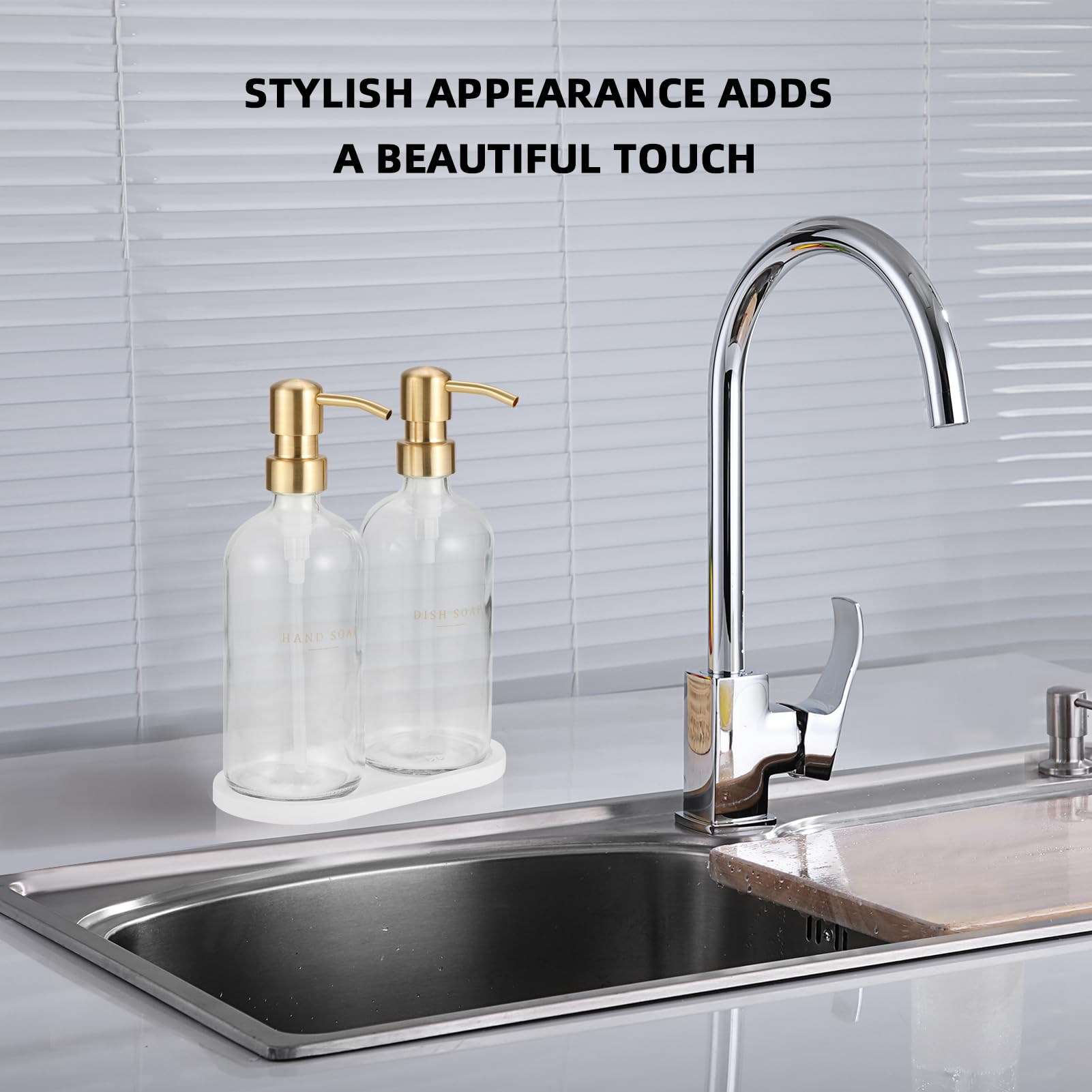 Glass Soap Dispenser (2 Count)
