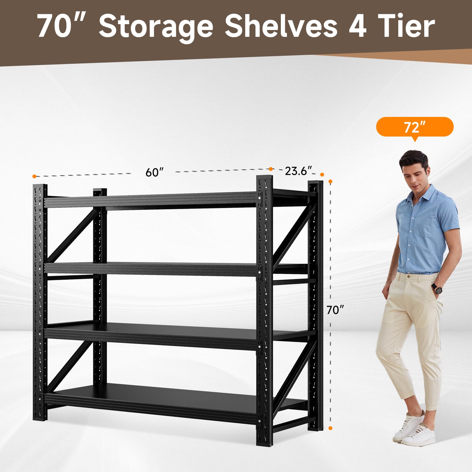 5000LBS Storage Shelves