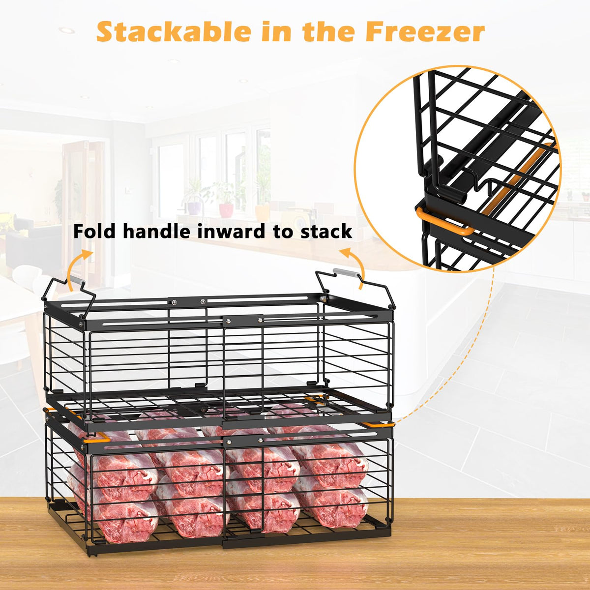 Expandable Chest Freezer Organizer (2 Count)