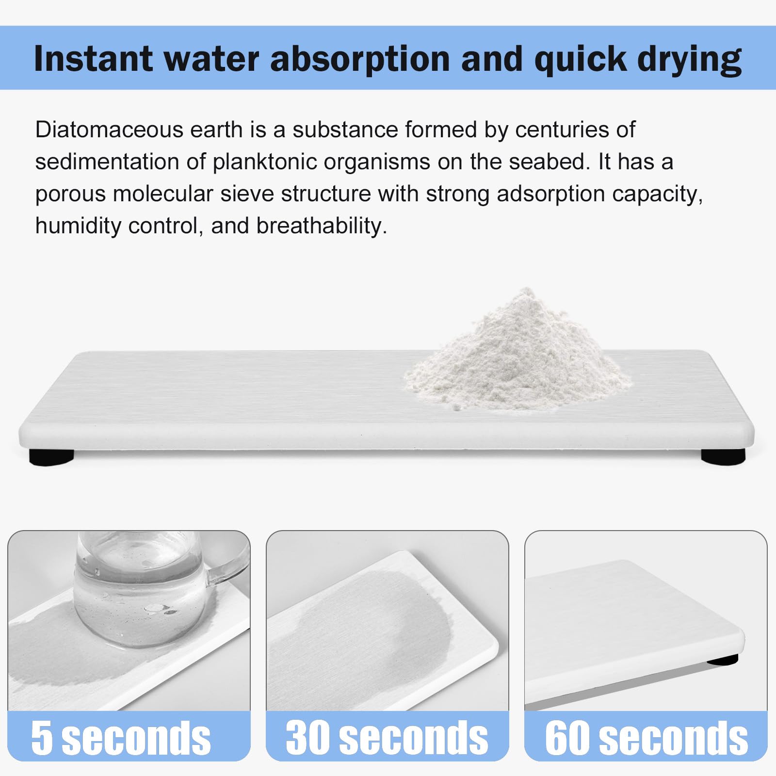 3PCS Stone Drying Tray (3 Count)