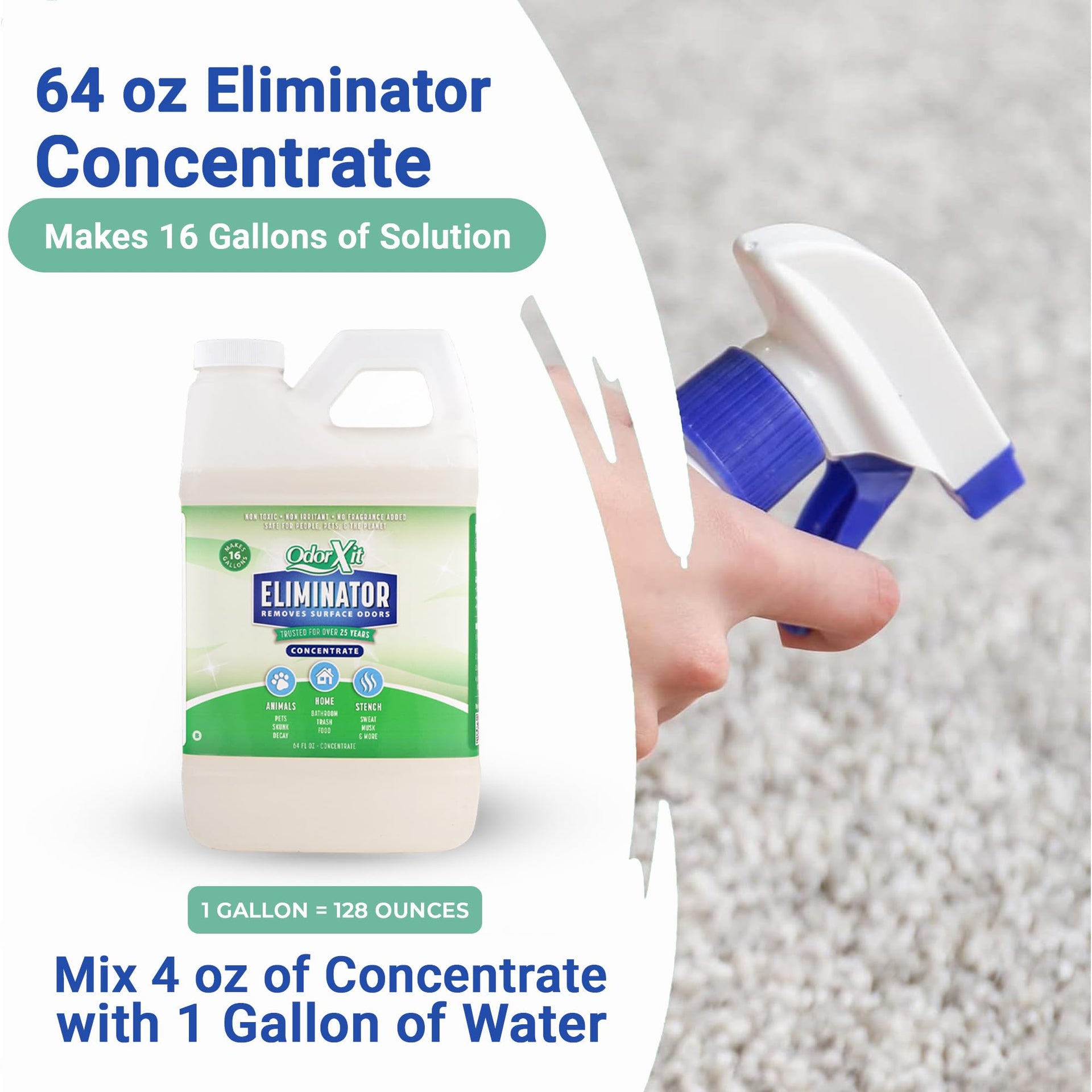Concentrated Pet Urine Odor Eliminator (64 Fl Oz)