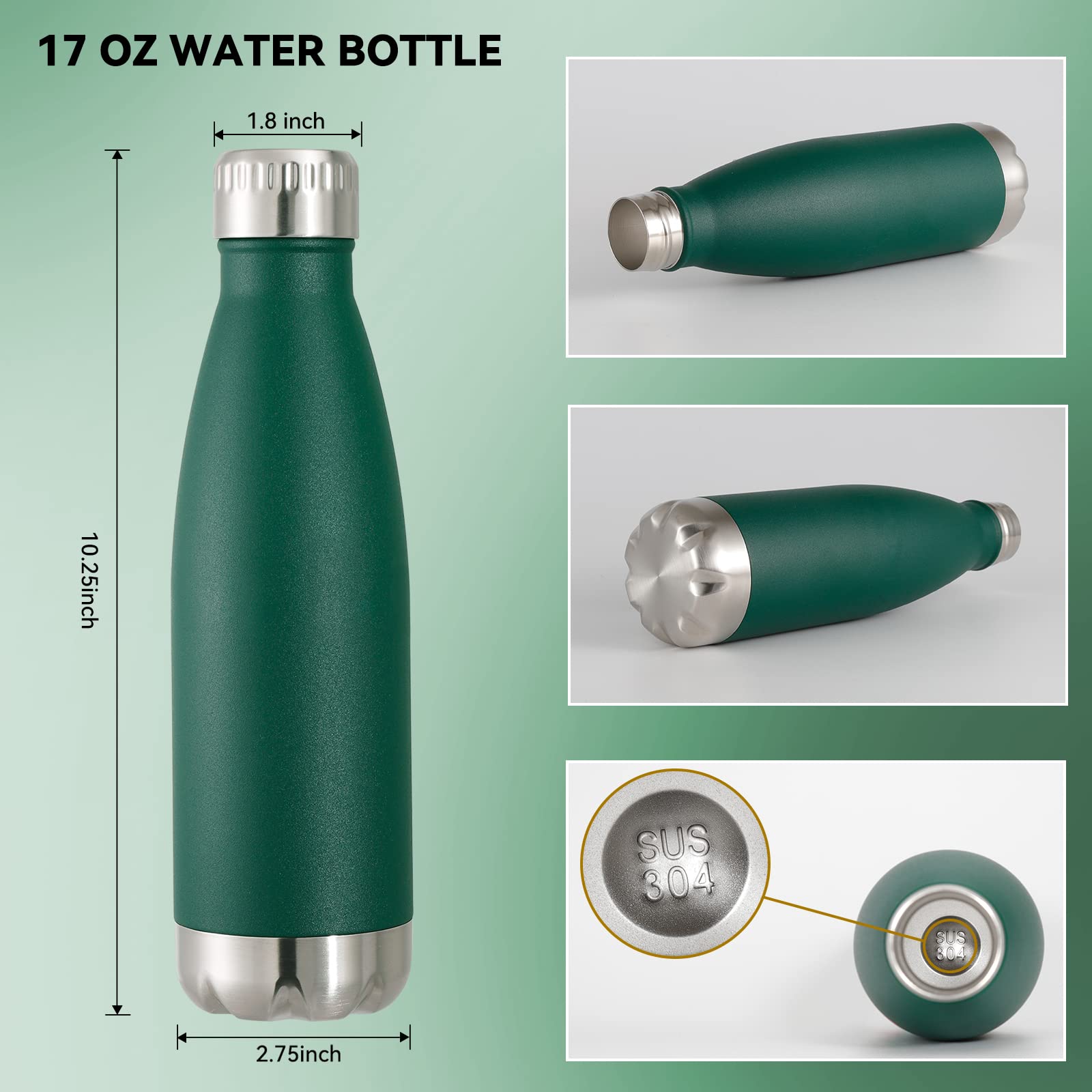 17oz Stainless Steel Water Bottles Bulk