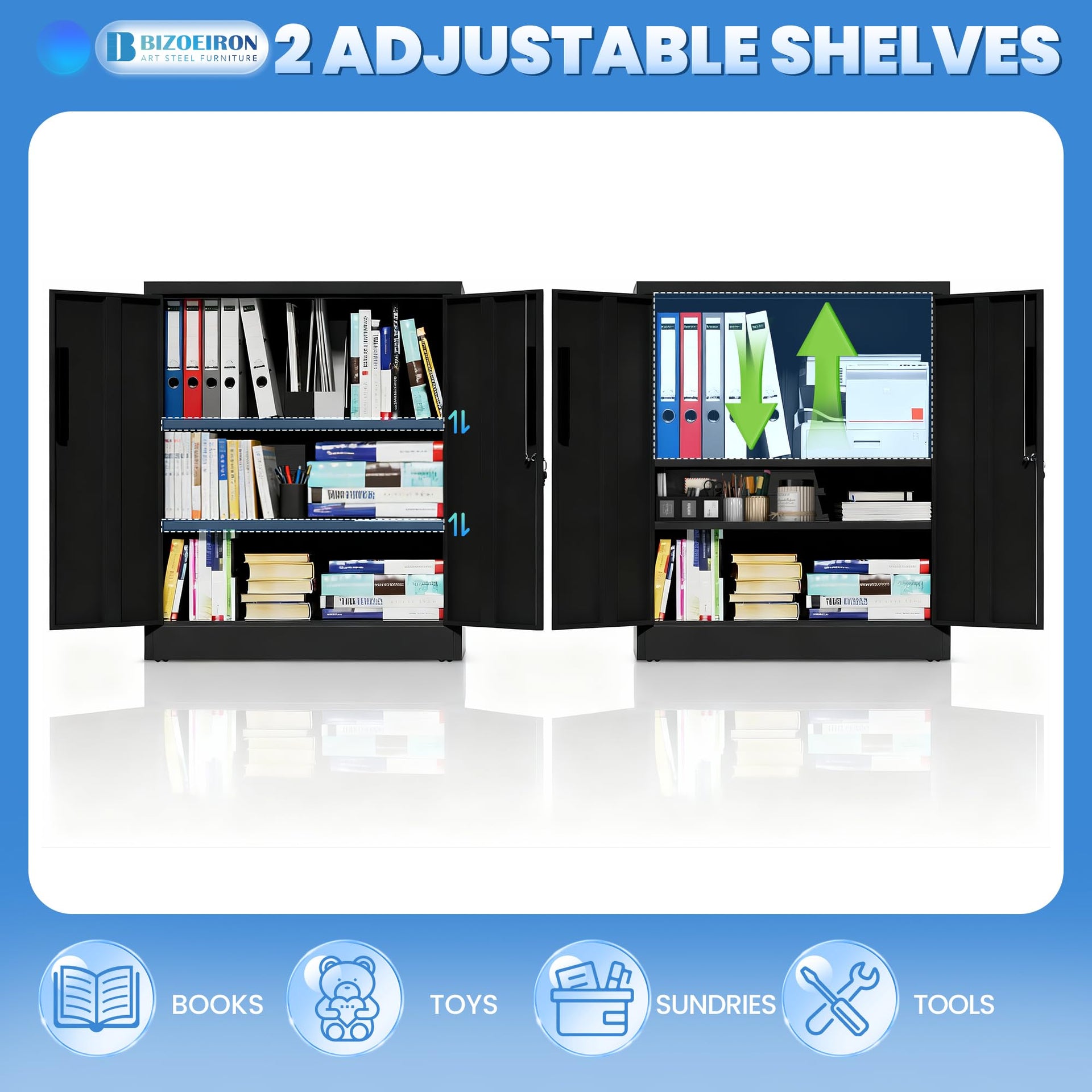 Metal Storage Cabinet for Garage