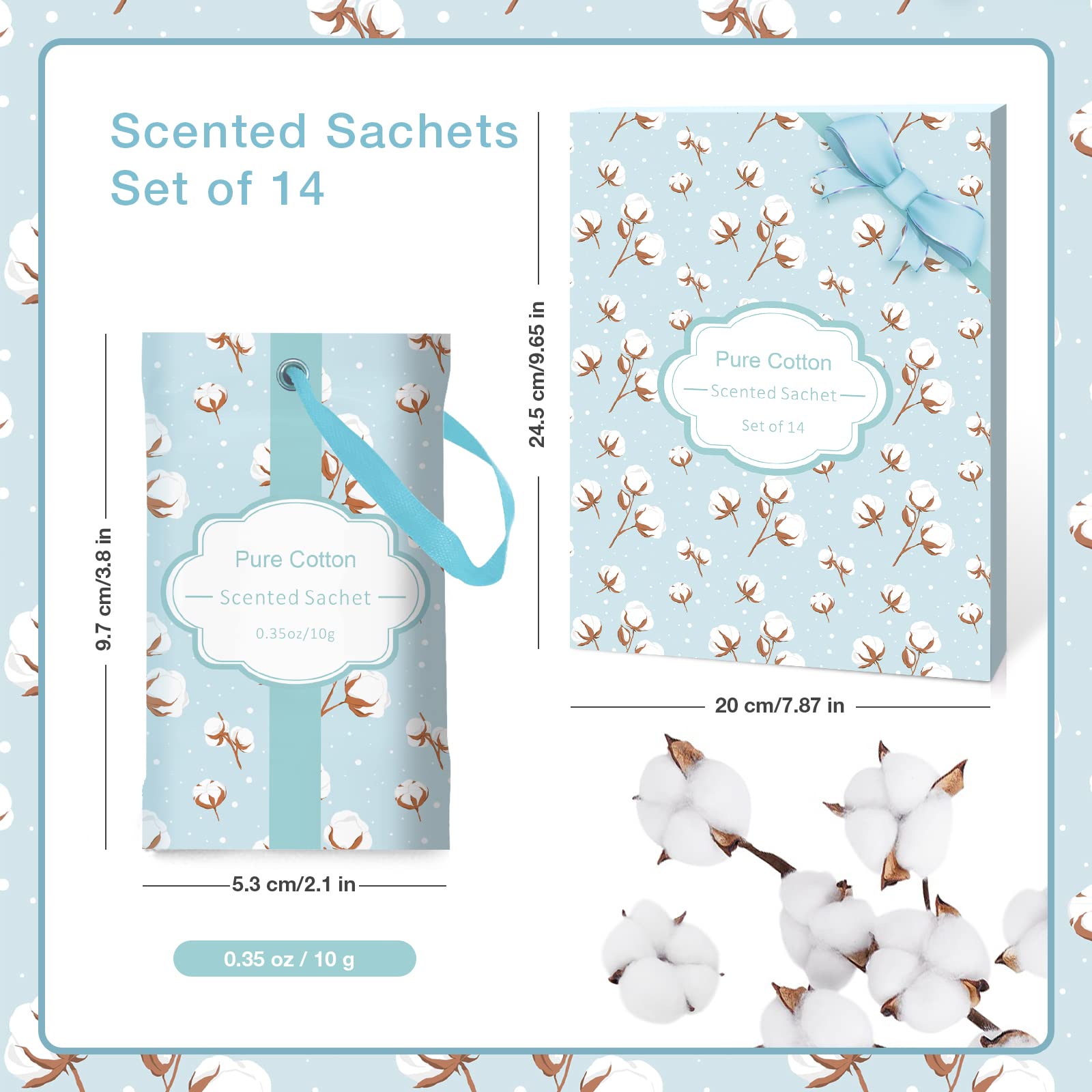 Scented Sachets for Drawer and Closet (14 Count)