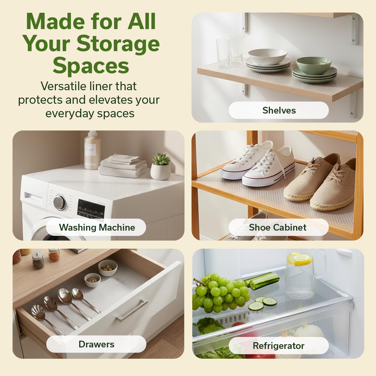 Shelf Liner Cabinet Liner Non (53.9 Sq Ft)