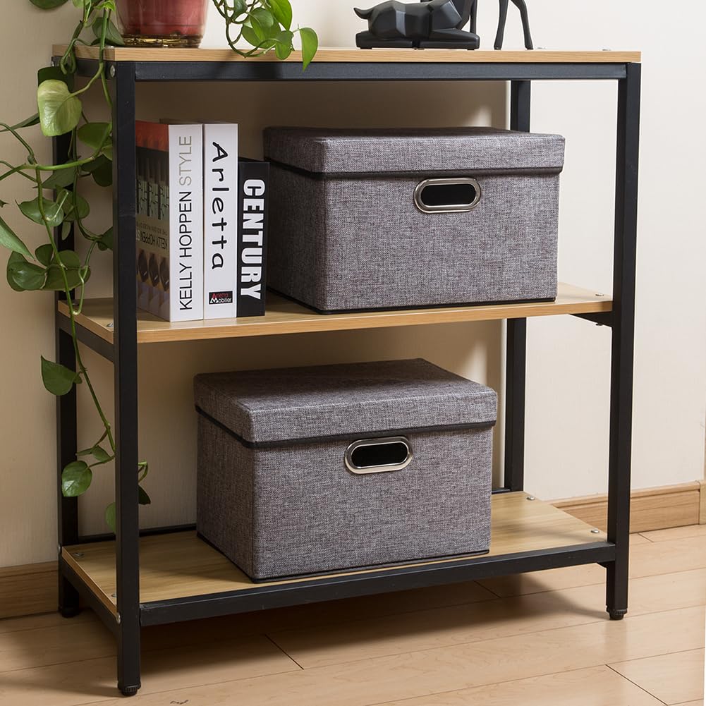 Foldable Storage Boxes with Lids [1
