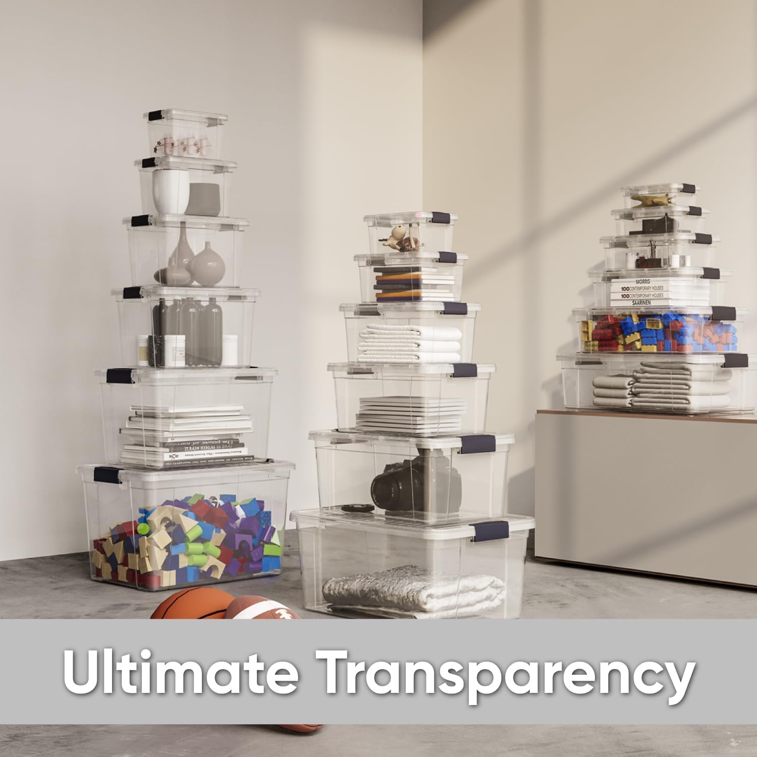 Storage Bins with Lids