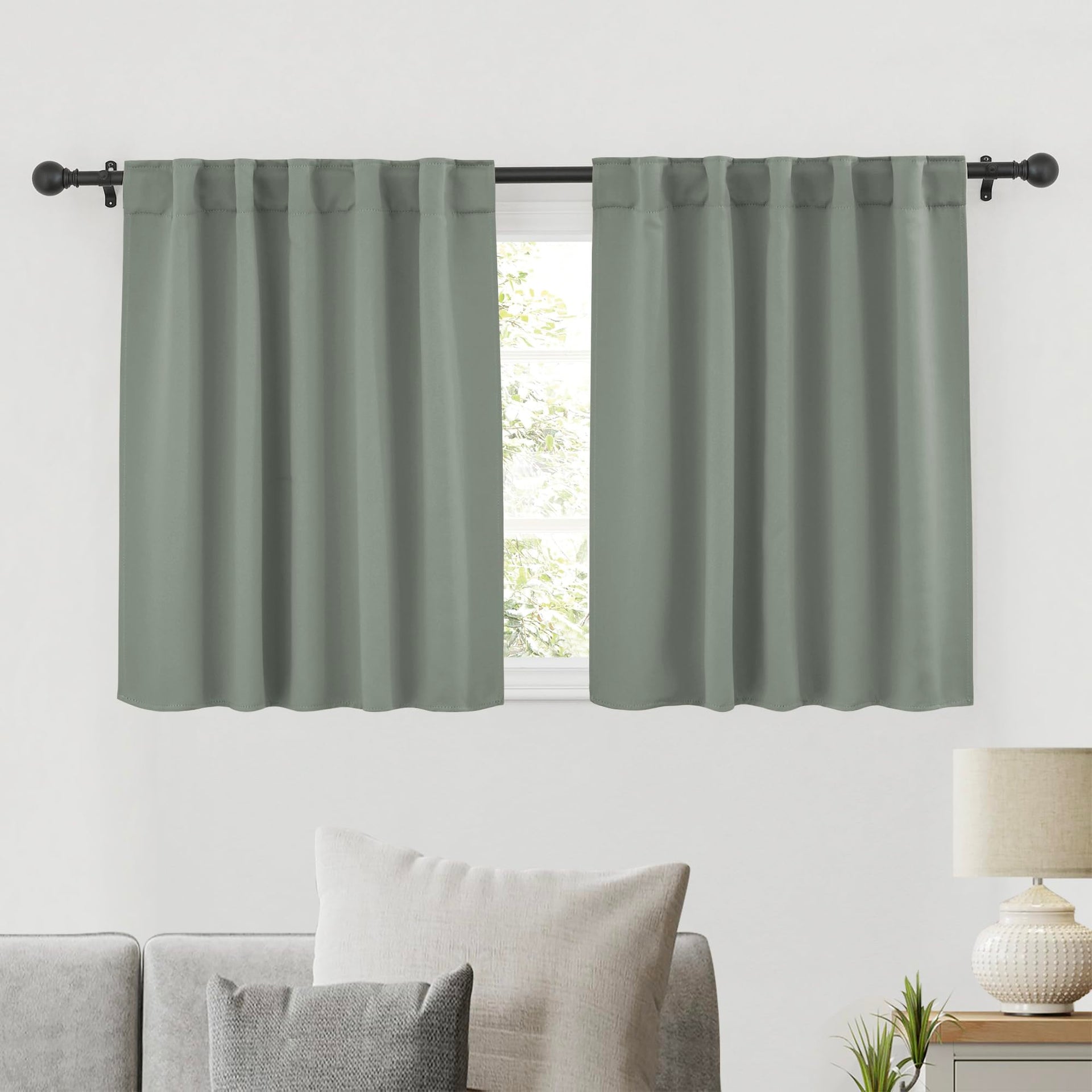 Short Blackout Curtains (2 Count)