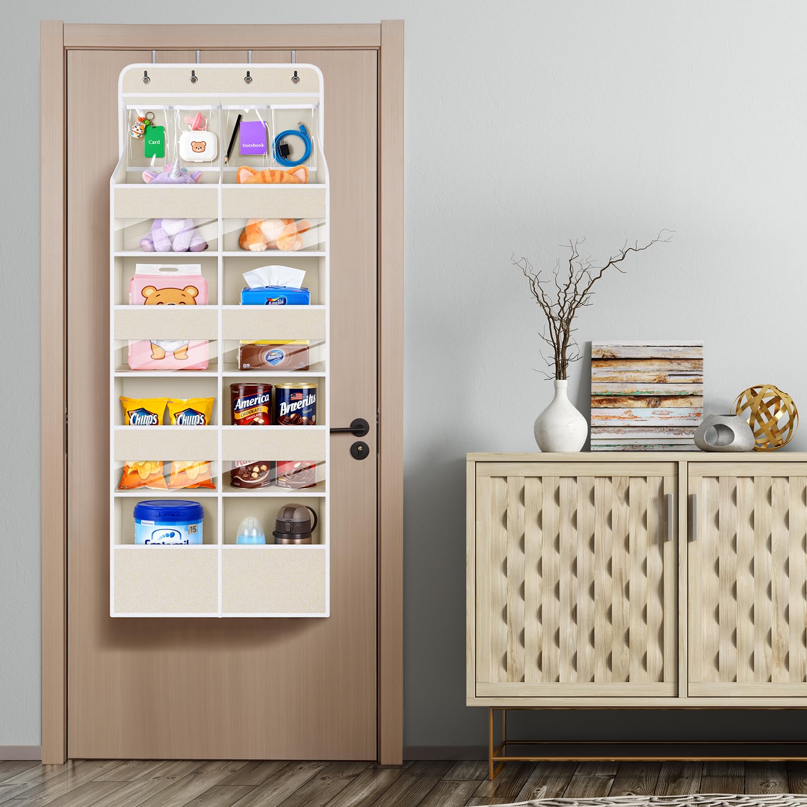 Upgraded Over Door Organizer for Baby Stuff