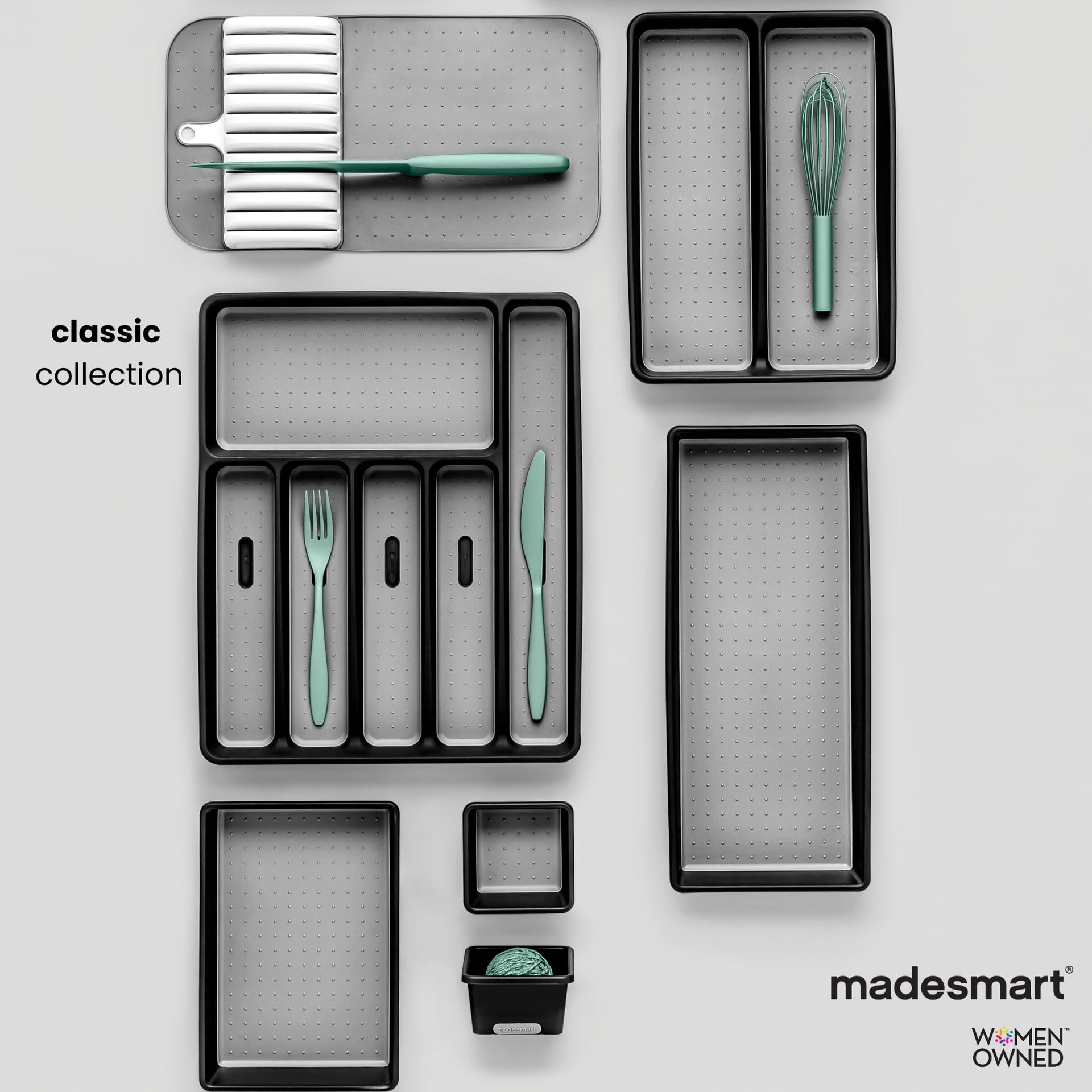 Classic 5 Compartment Compact Silverware Tray