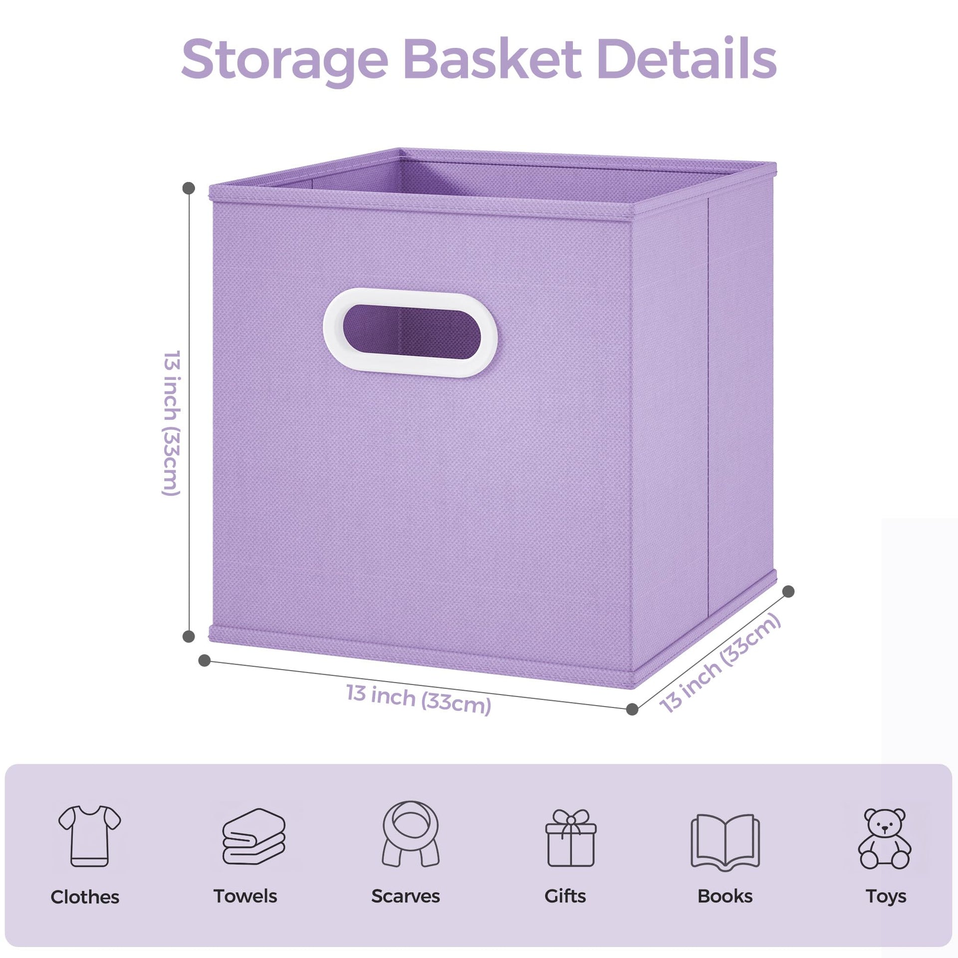 Fabric Storage Cubes Bins