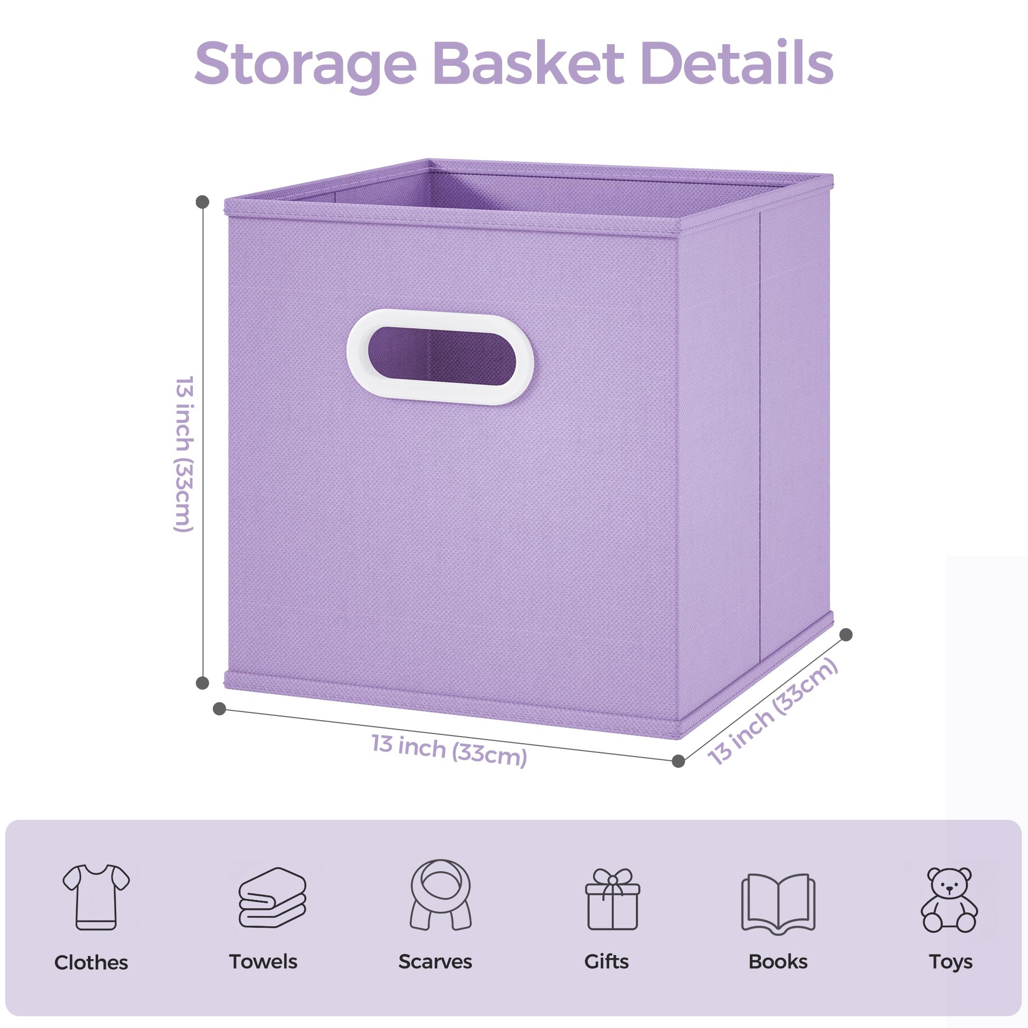 Fabric Storage Cubes Bins