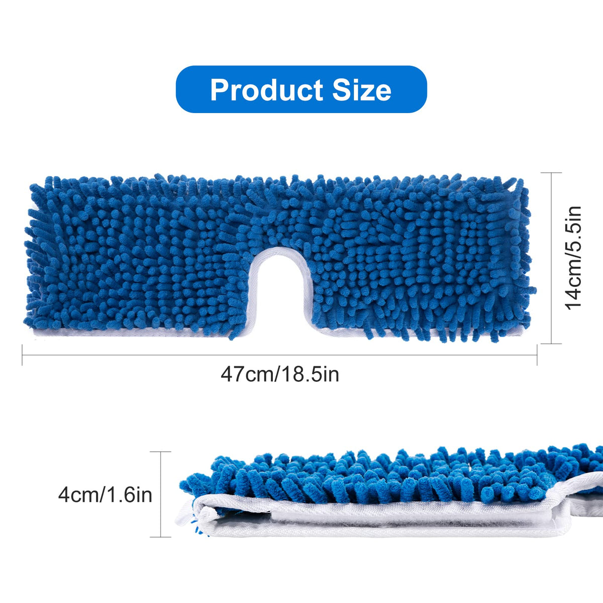 3 Pack Mop Heads Replacement Compatible for Oceda Dual (3 Count) - ModHome Supplies