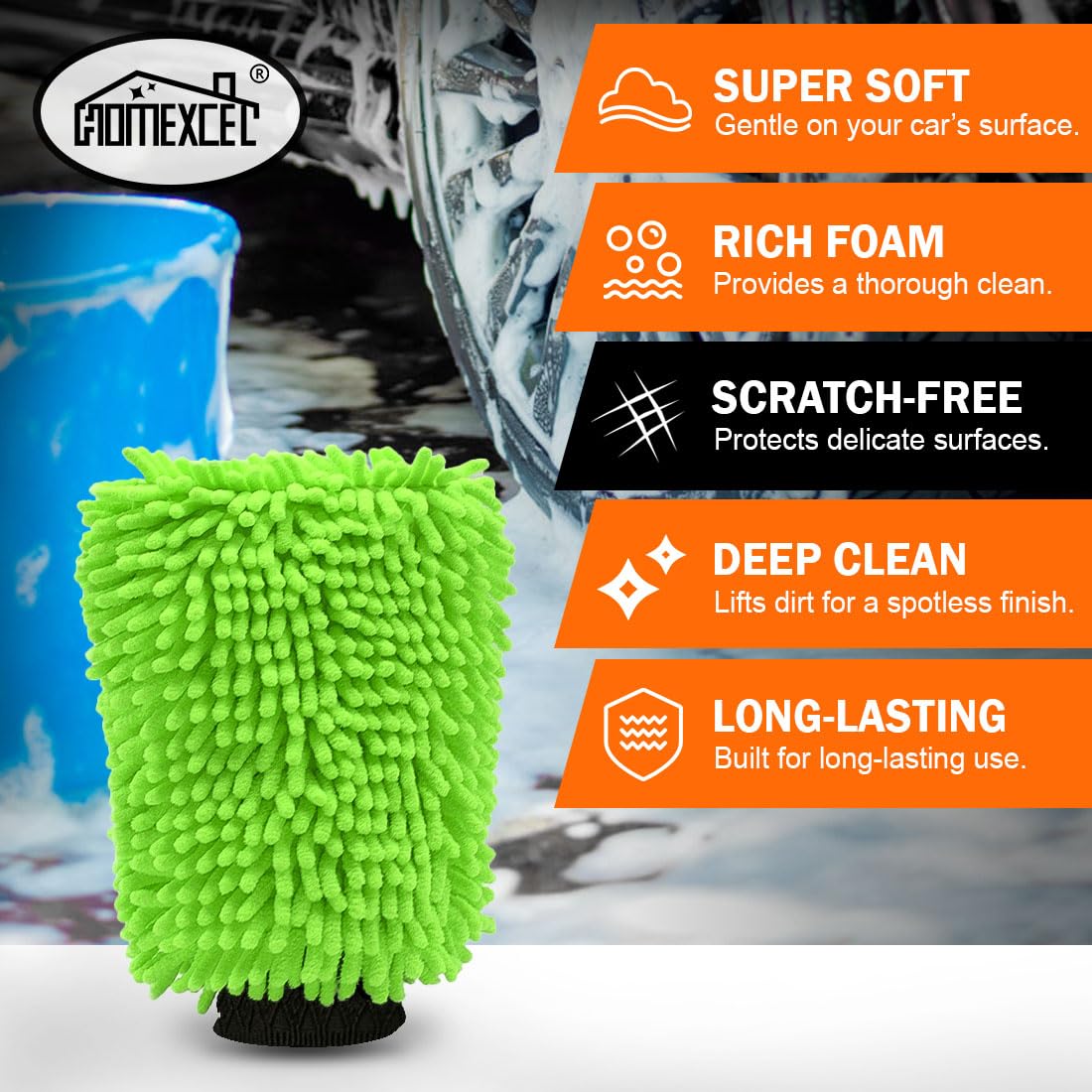 Car Wash Mitt (2 Count)