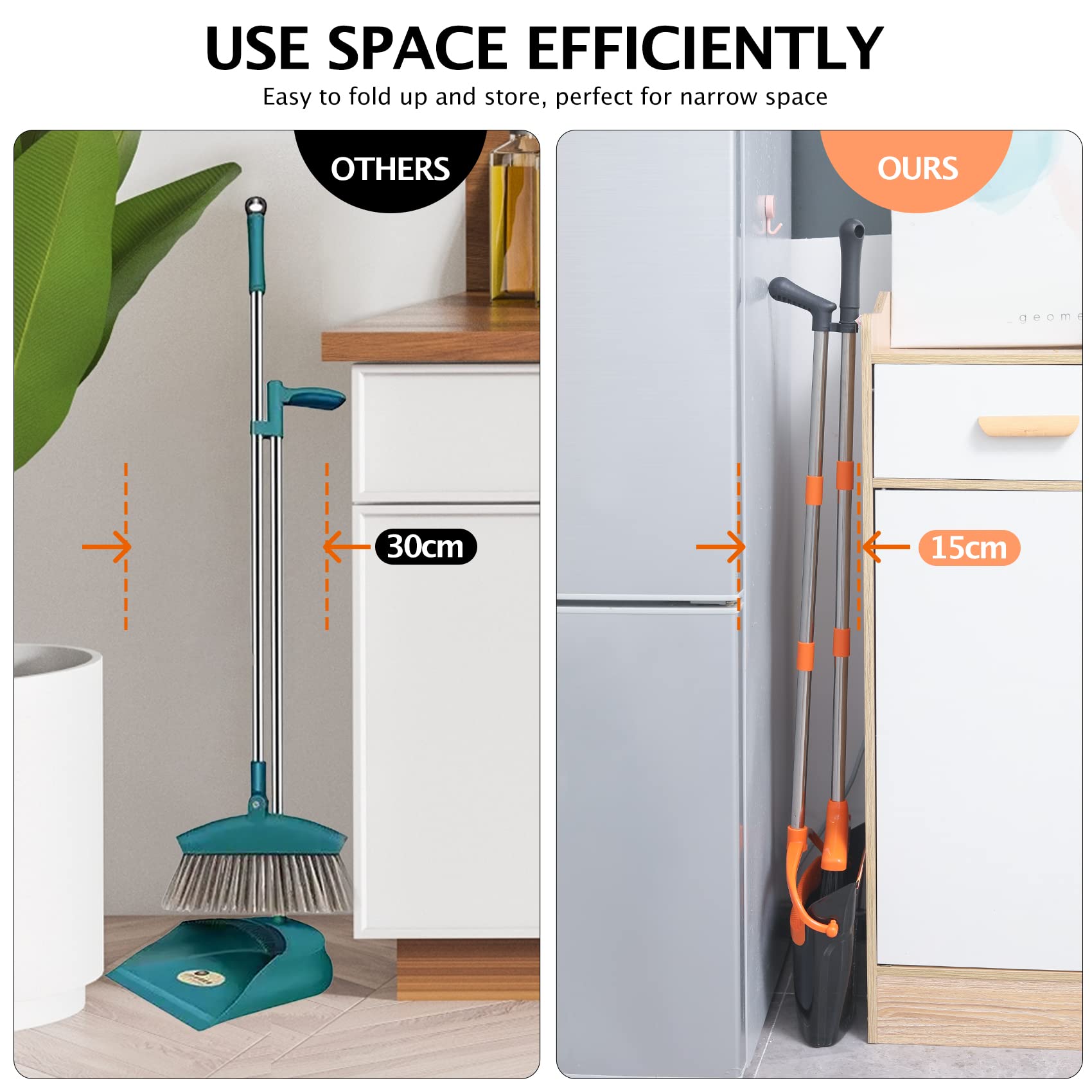 Broom and Dustpan Set