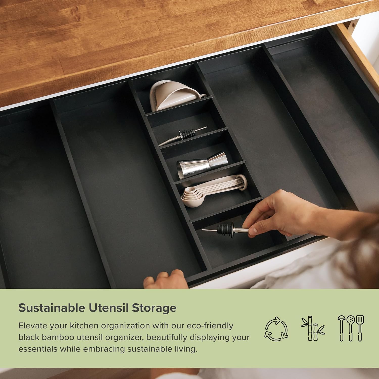 Utensil & Junk Drawer Organizer