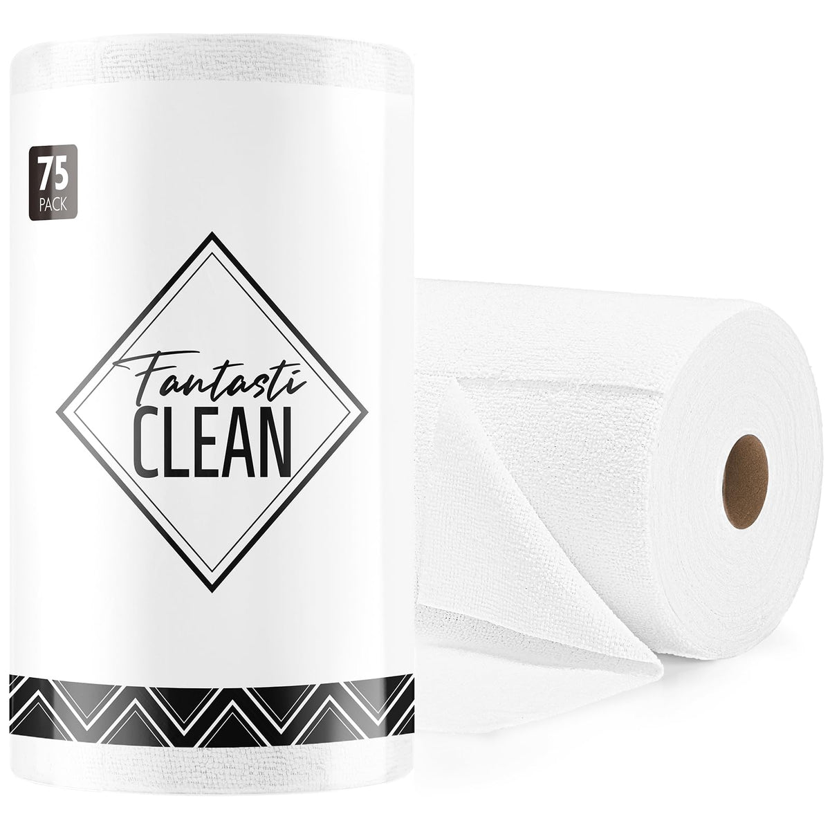 Microfiber Cleaning Cloth Roll (75 Count)