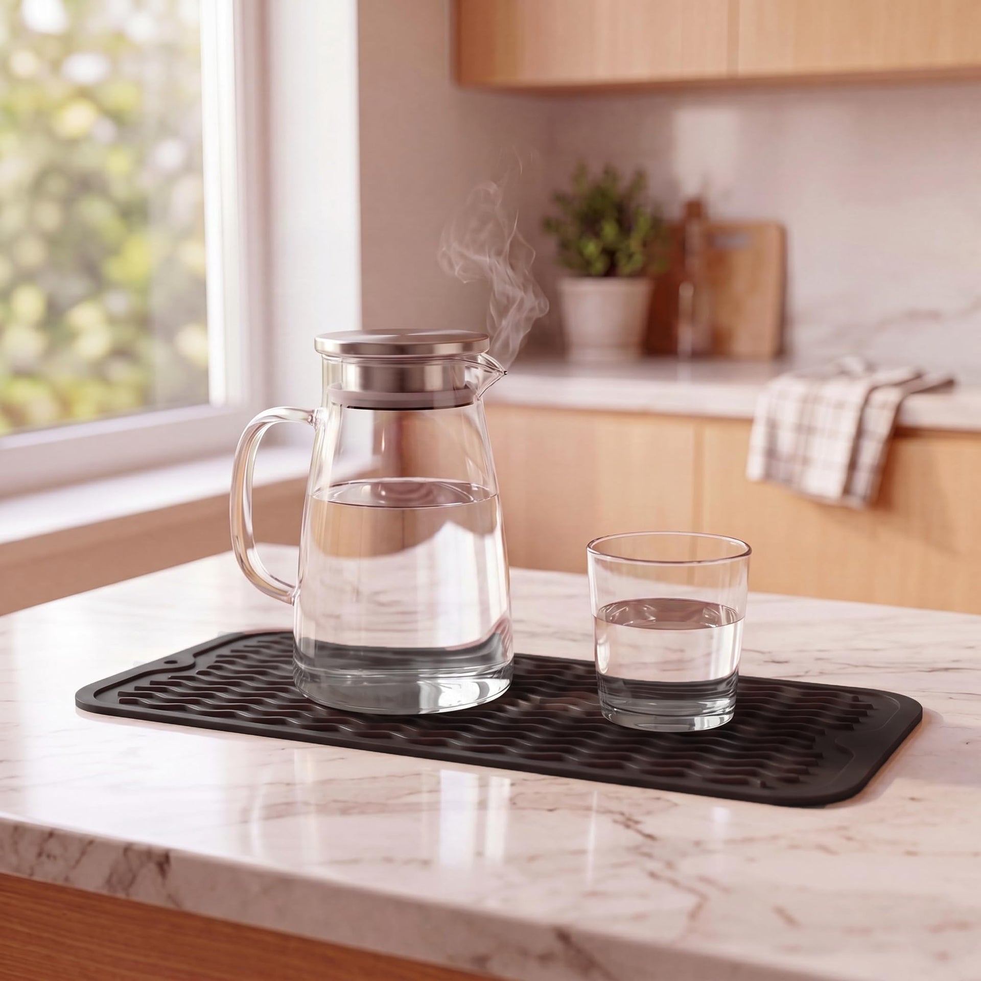 Silicone Dish Drying Mat for Multiple Usage