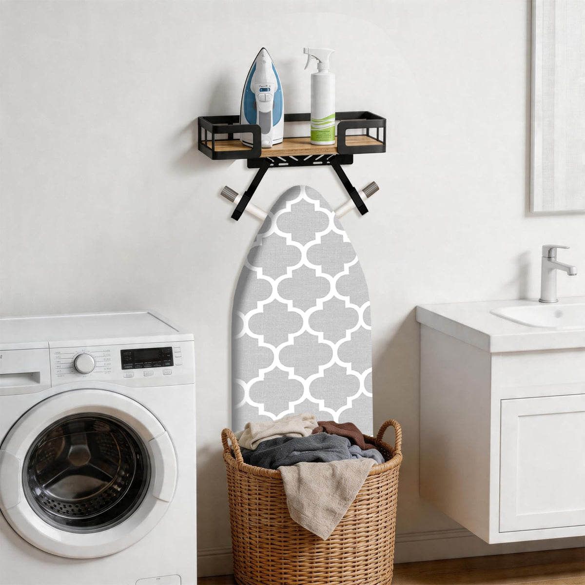 Ironing Board Hanger Wall Mount
