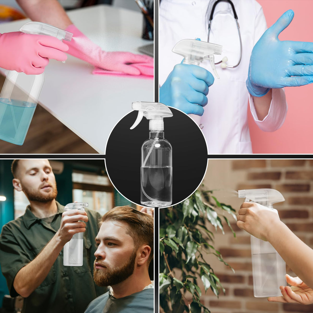 4 Pack Spray Bottles