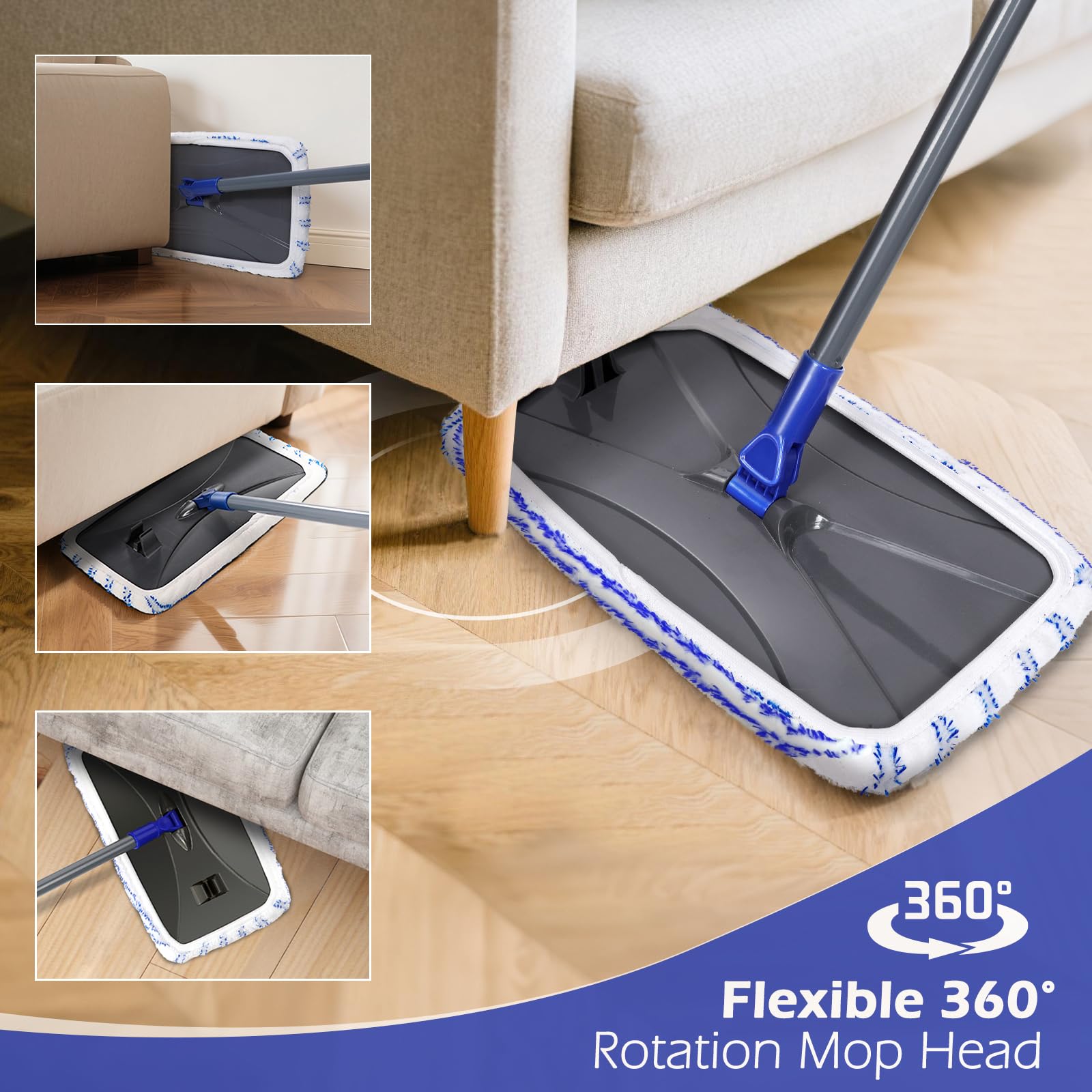 16" Large Microfiber Mop - ModHome Supplies