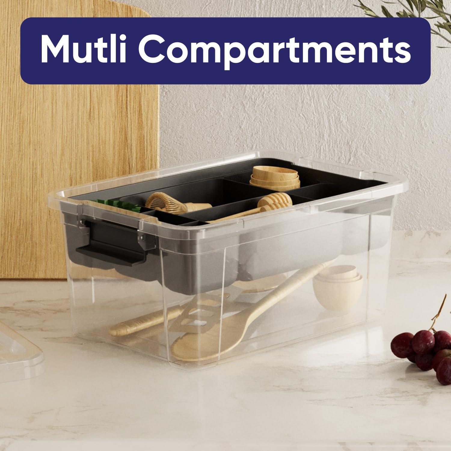 Storage Container Organizing Tray for Superio Bin or Drawer Plastic Organize Sewing