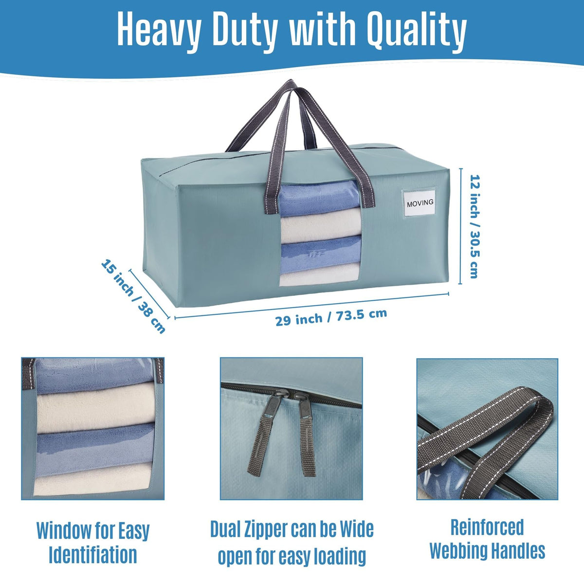 Heavy Duty Moving Bags (8 Count)