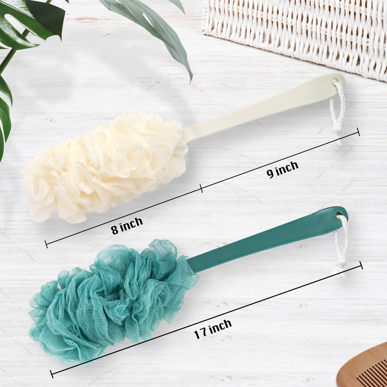 2Pack Back Scrubber for Shower (2 Count)